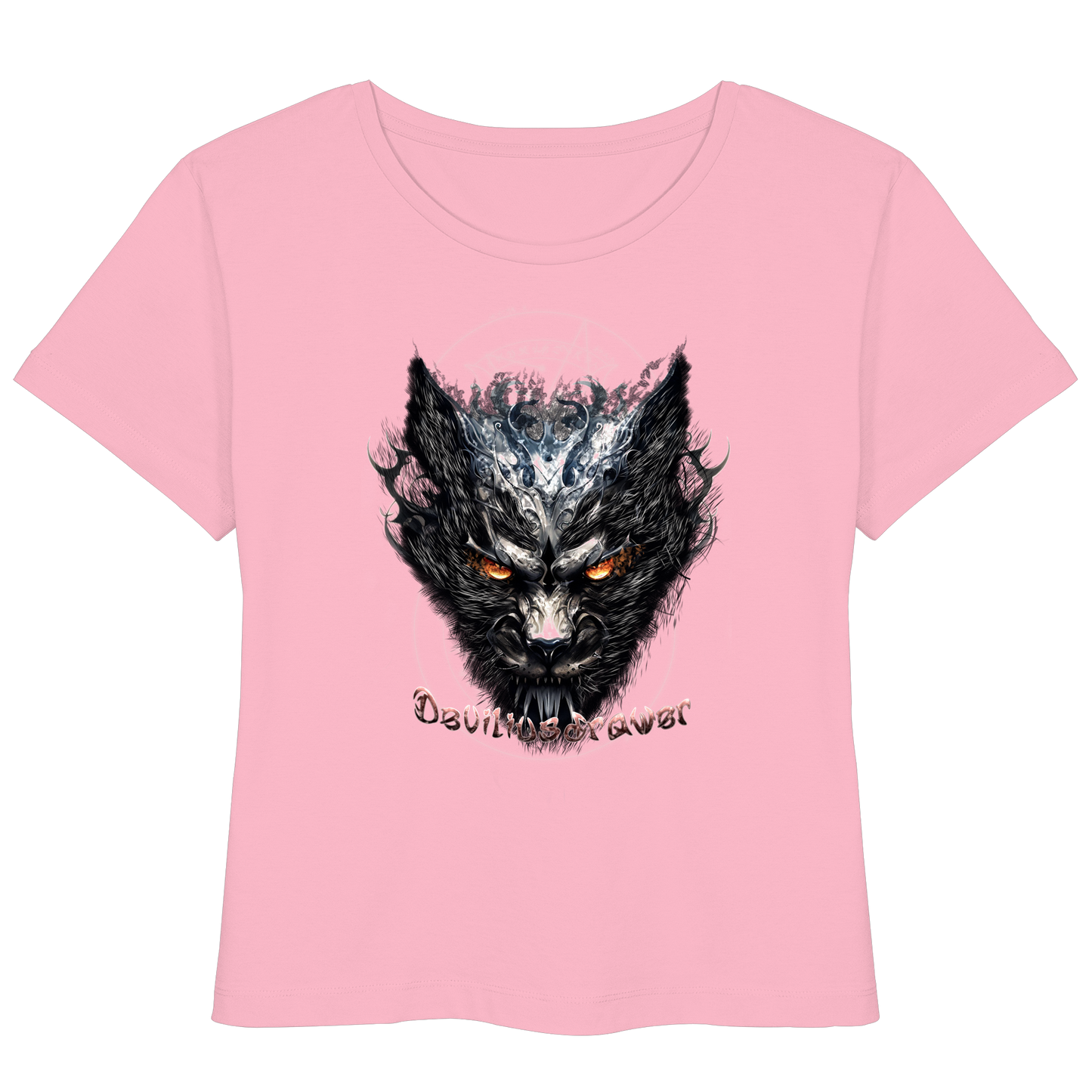 Deviliusdrawer Iron Cat - Womens Organic Lightweight T-Shirt