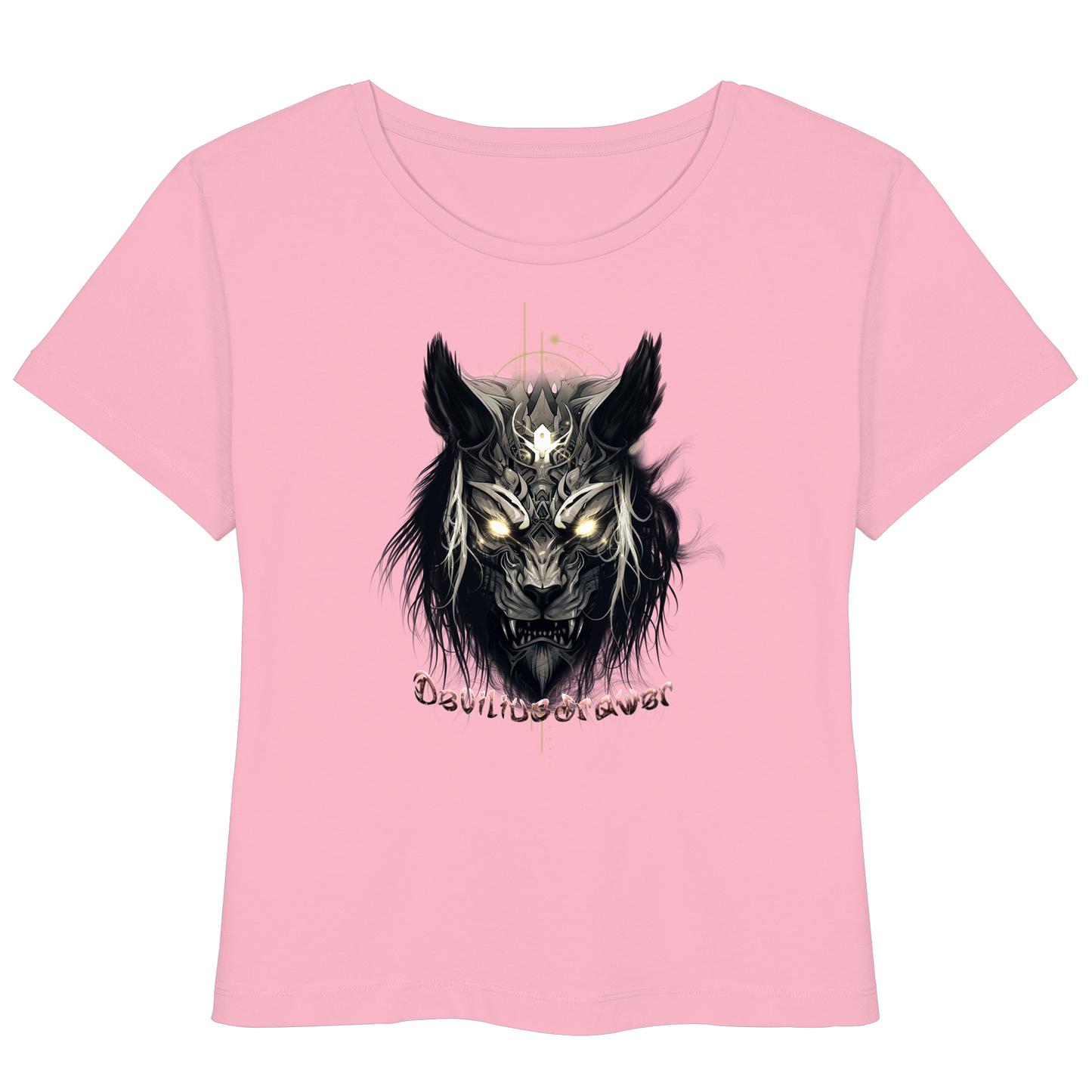Deviliusdrawer Wolftiger - Womens Organic Lightweight T-Shirt