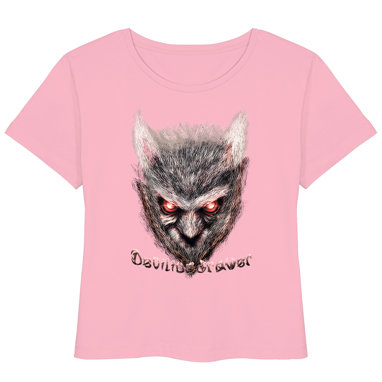 Deviliusdrawer Red Eyed Owl - Womens Organic Lightweight T-Shirt
