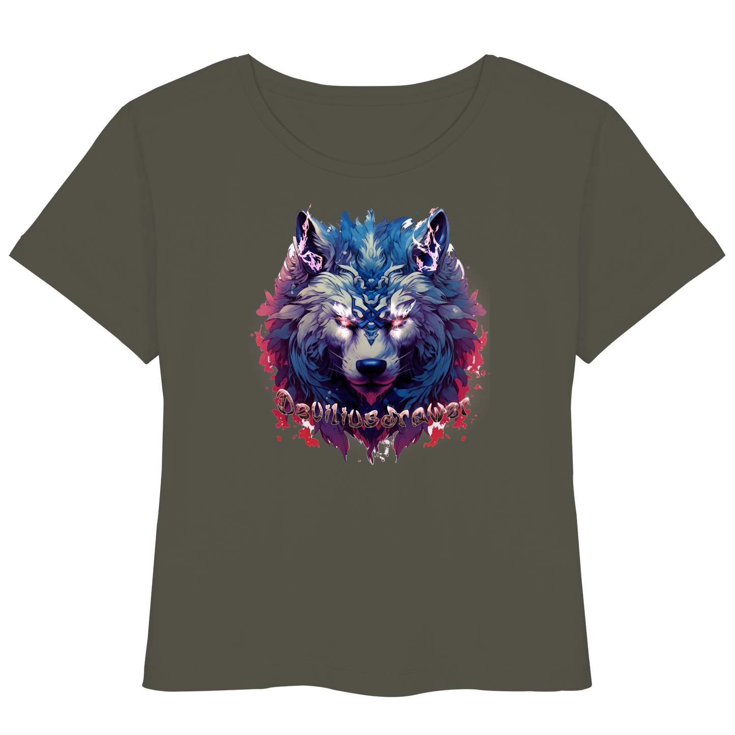 Deviliusdrawer Magic Wolf - Womens Organic Lightweight T-Shirt
