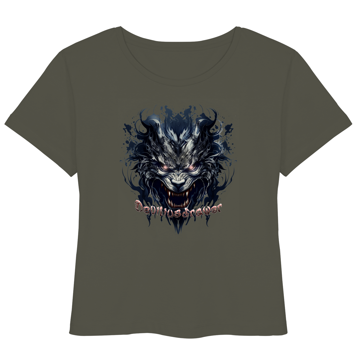 Deviliusdrawer Cruel Wolf - Womens Organic Lightweight T-Shirt