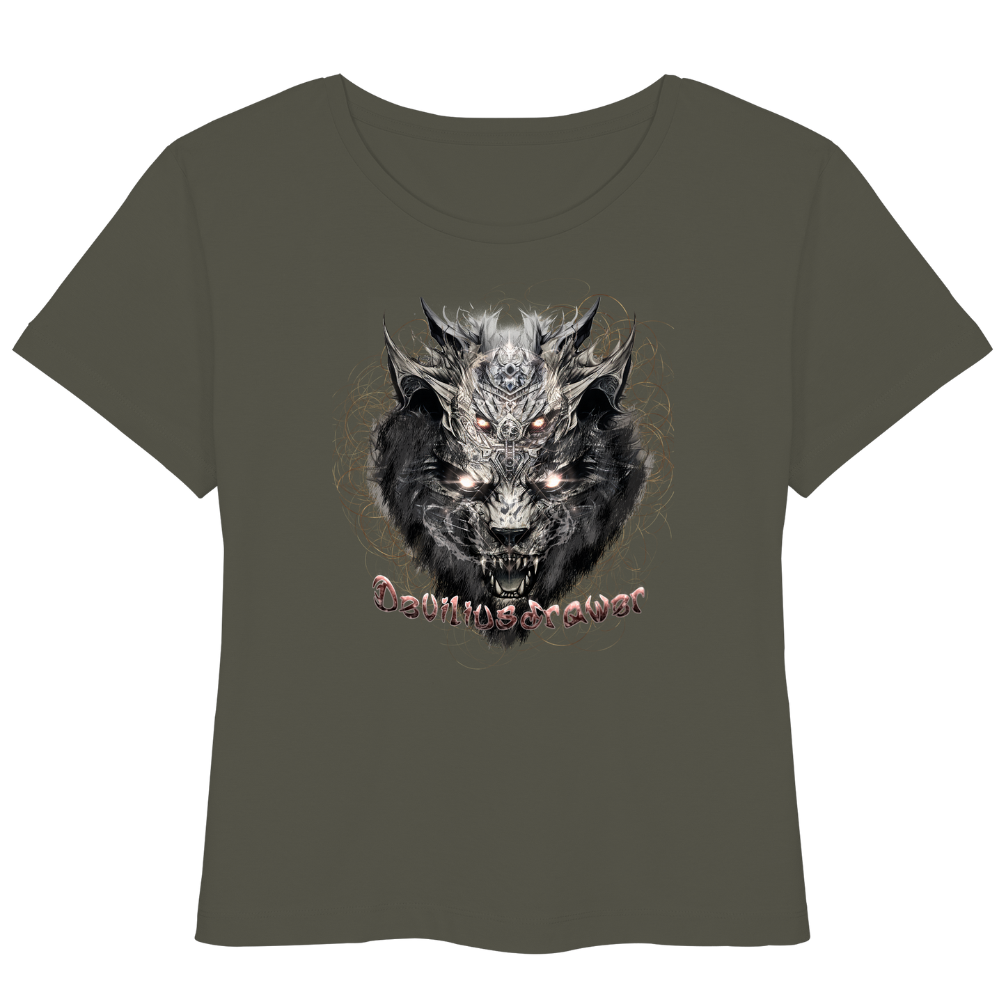 Deviliusdrawer Magical Beast Cat - Womens Organic Lightweight T-Shirt
