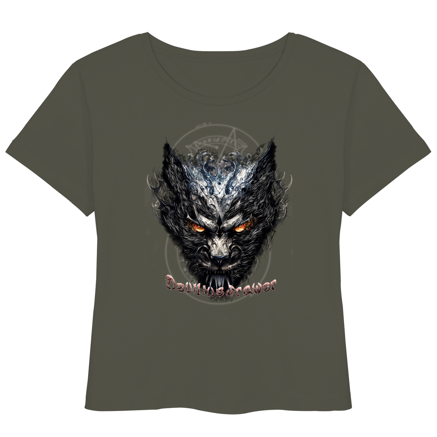 Deviliusdrawer Iron Cat - Womens Organic Lightweight T-Shirt