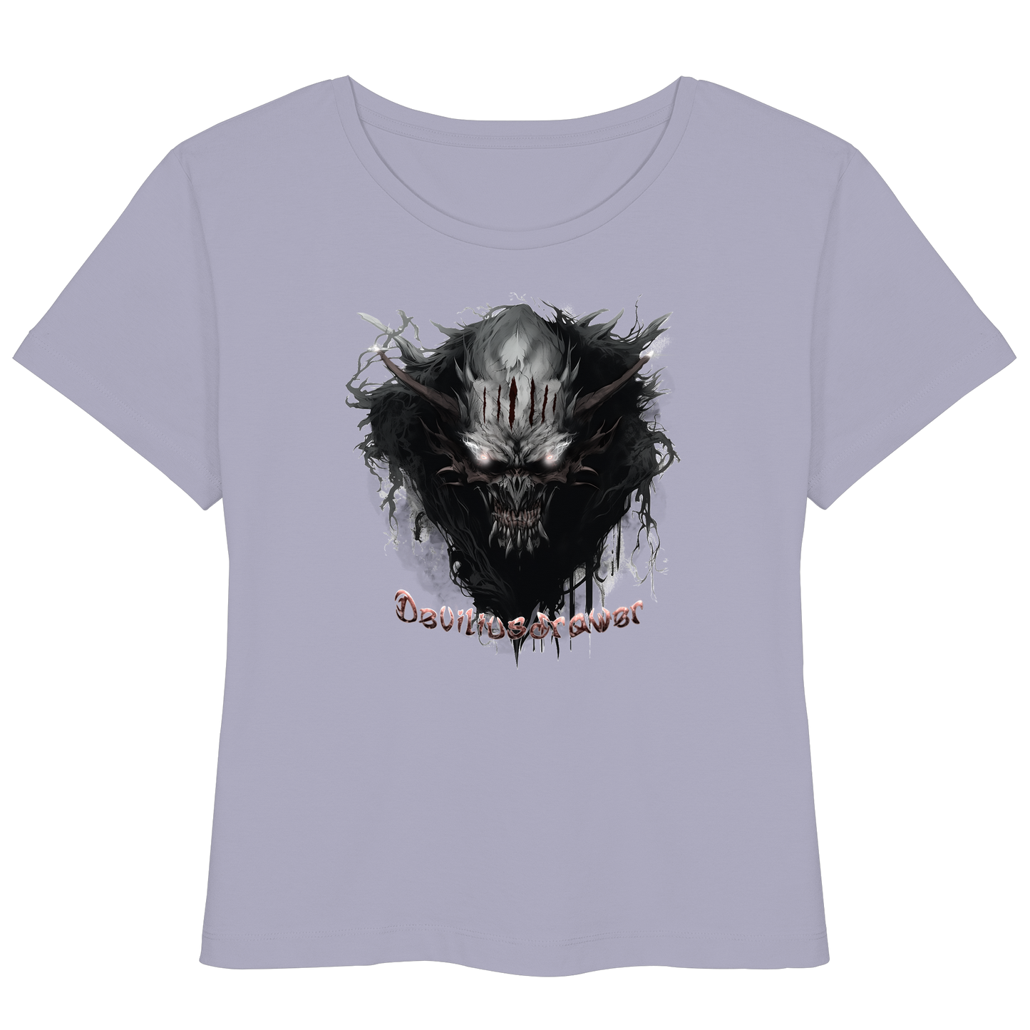 Deviliusdrawer Dark Smoke Demon - Womens Organic Lightweight T-Shirt