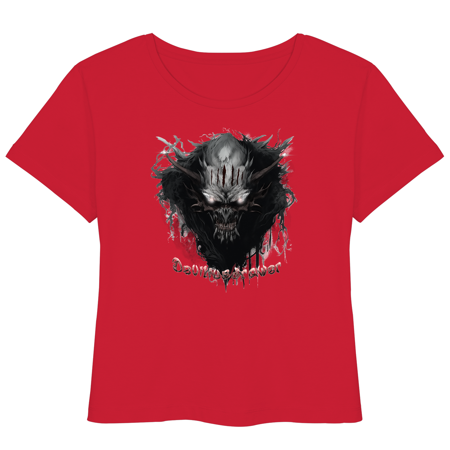 Deviliusdrawer Dark Smoke Demon - Womens Organic Lightweight T-Shirt