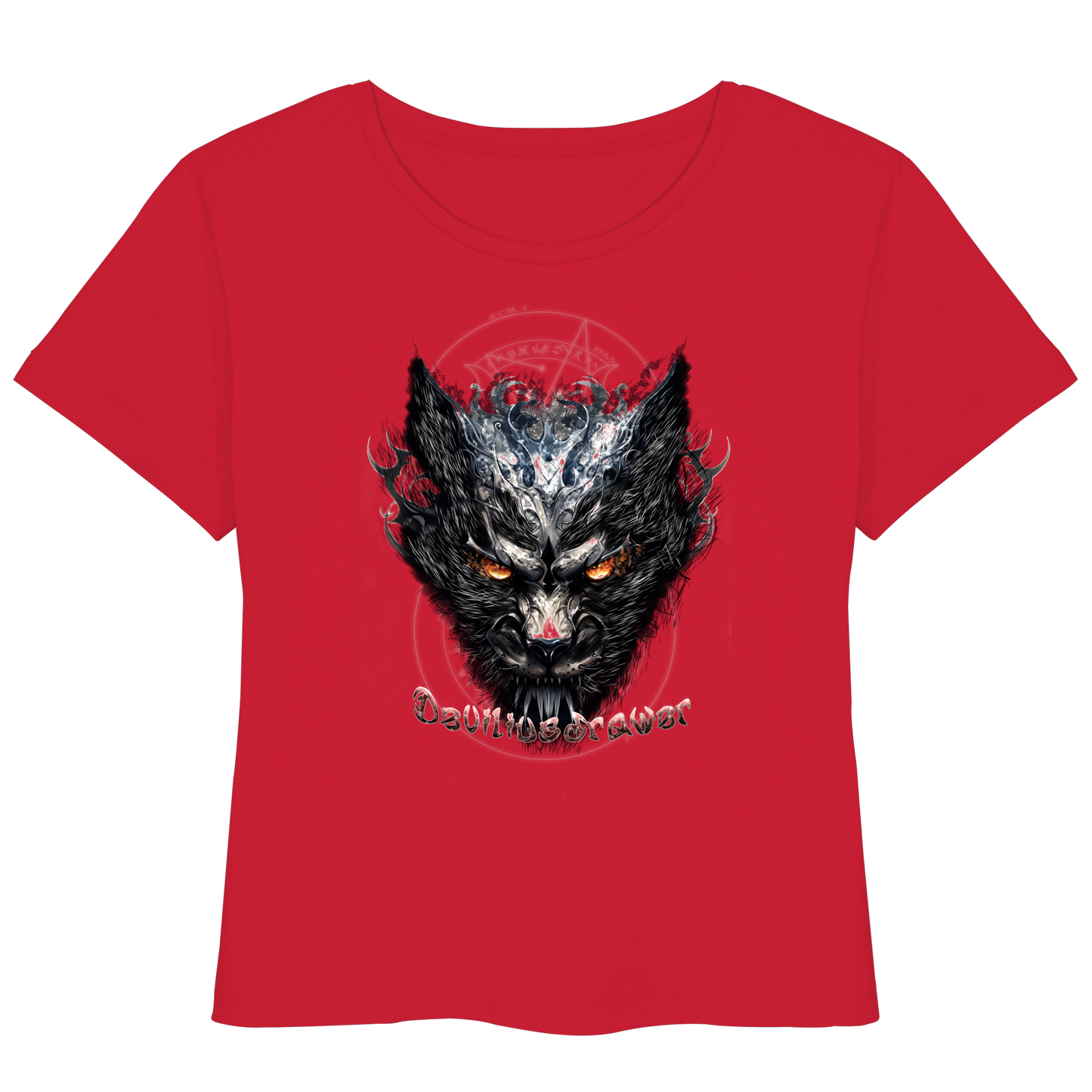 Deviliusdrawer Iron Cat - Womens Organic Lightweight T-Shirt