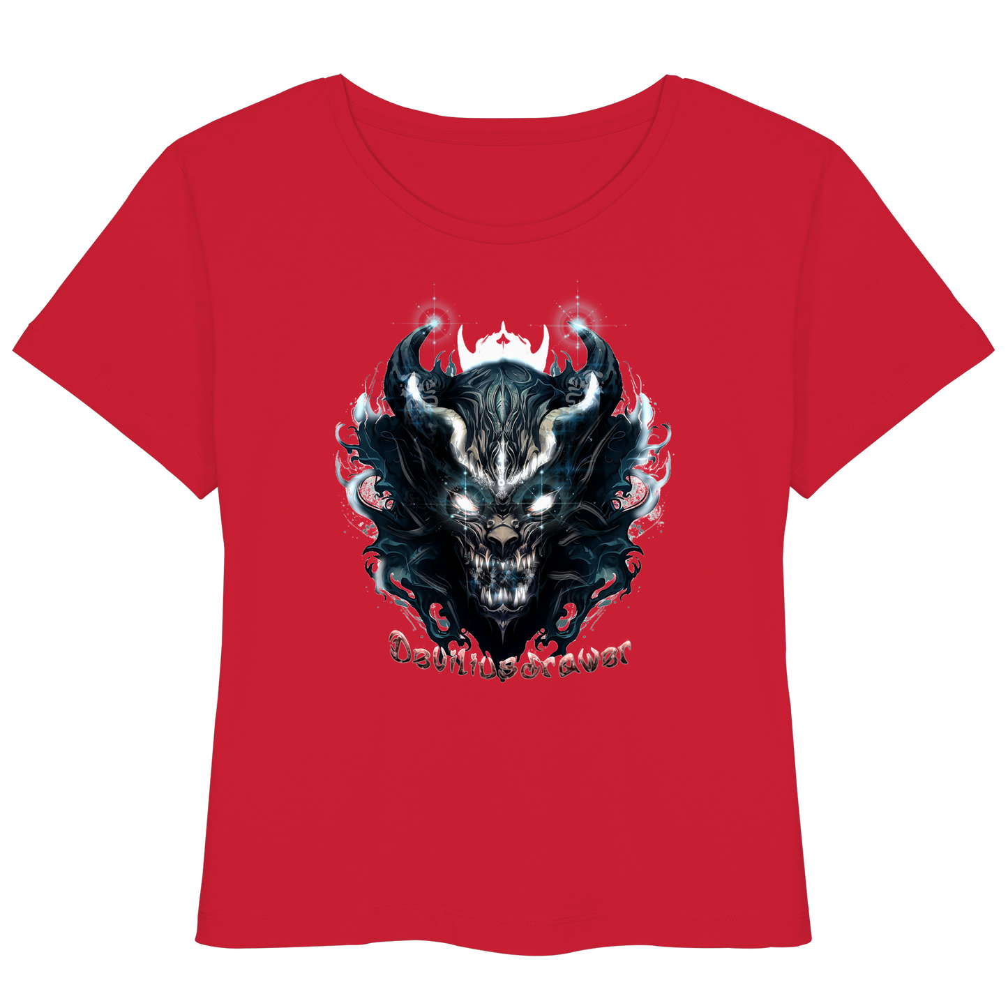 Deviliusdrawer Demonic Star - Womens Organic Lightweight T-Shirt