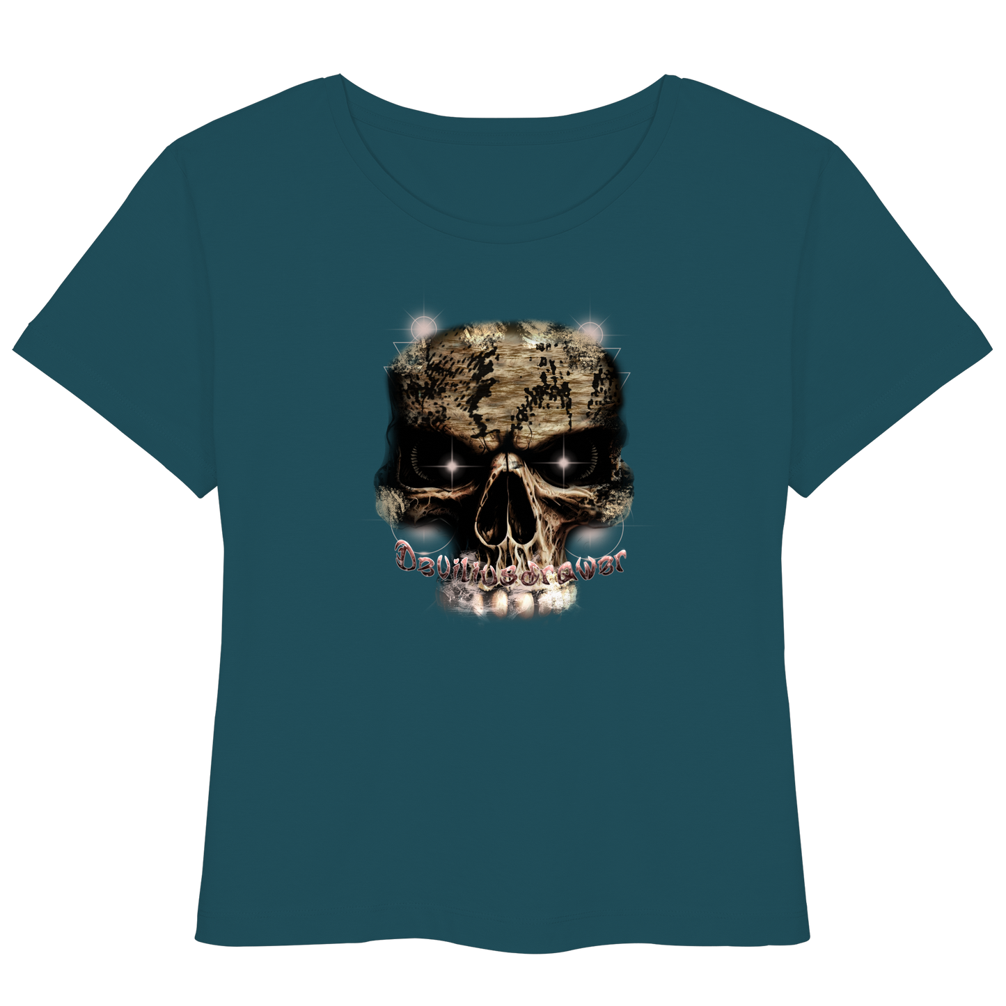 Deviliusdrawer Skeleton Eye - Womens Organic Lightweight T-Shirt