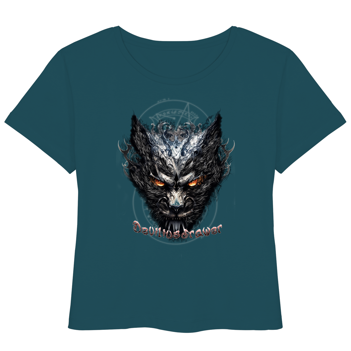 Deviliusdrawer Iron Cat - Womens Organic Lightweight T-Shirt