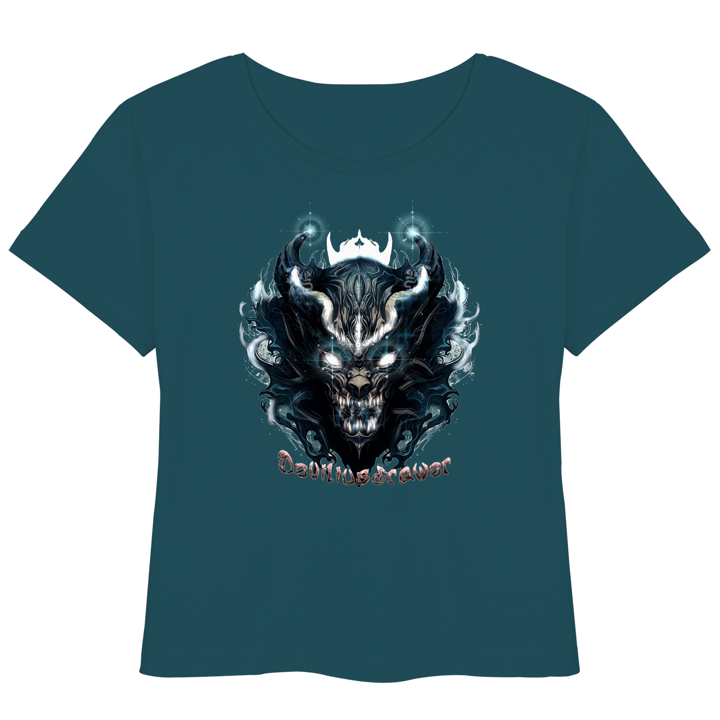 Deviliusdrawer Demonic Star - Womens Organic Lightweight T-Shirt