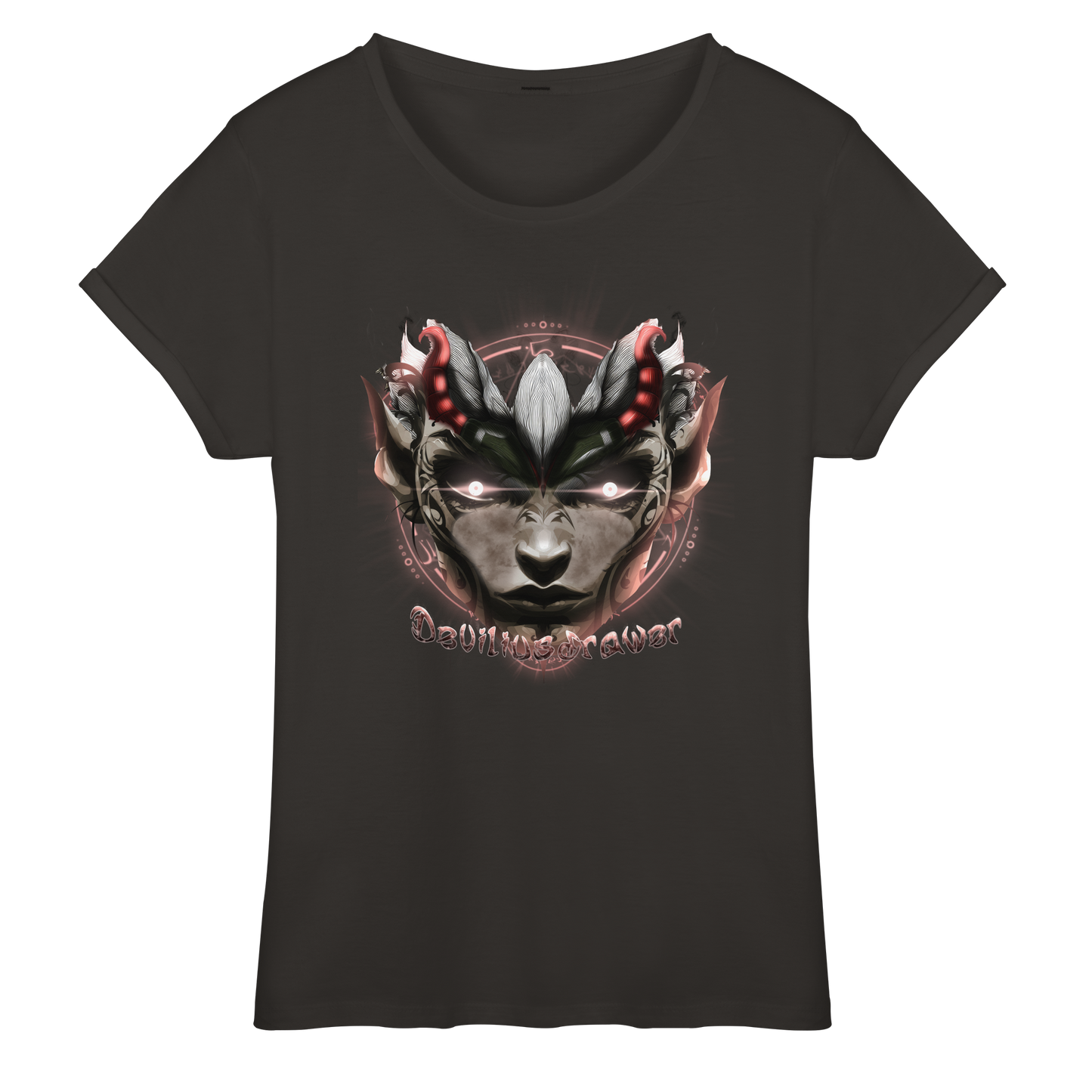 Deviliusdrawer Devils Elf - Womens Roll-Up T-Shirt