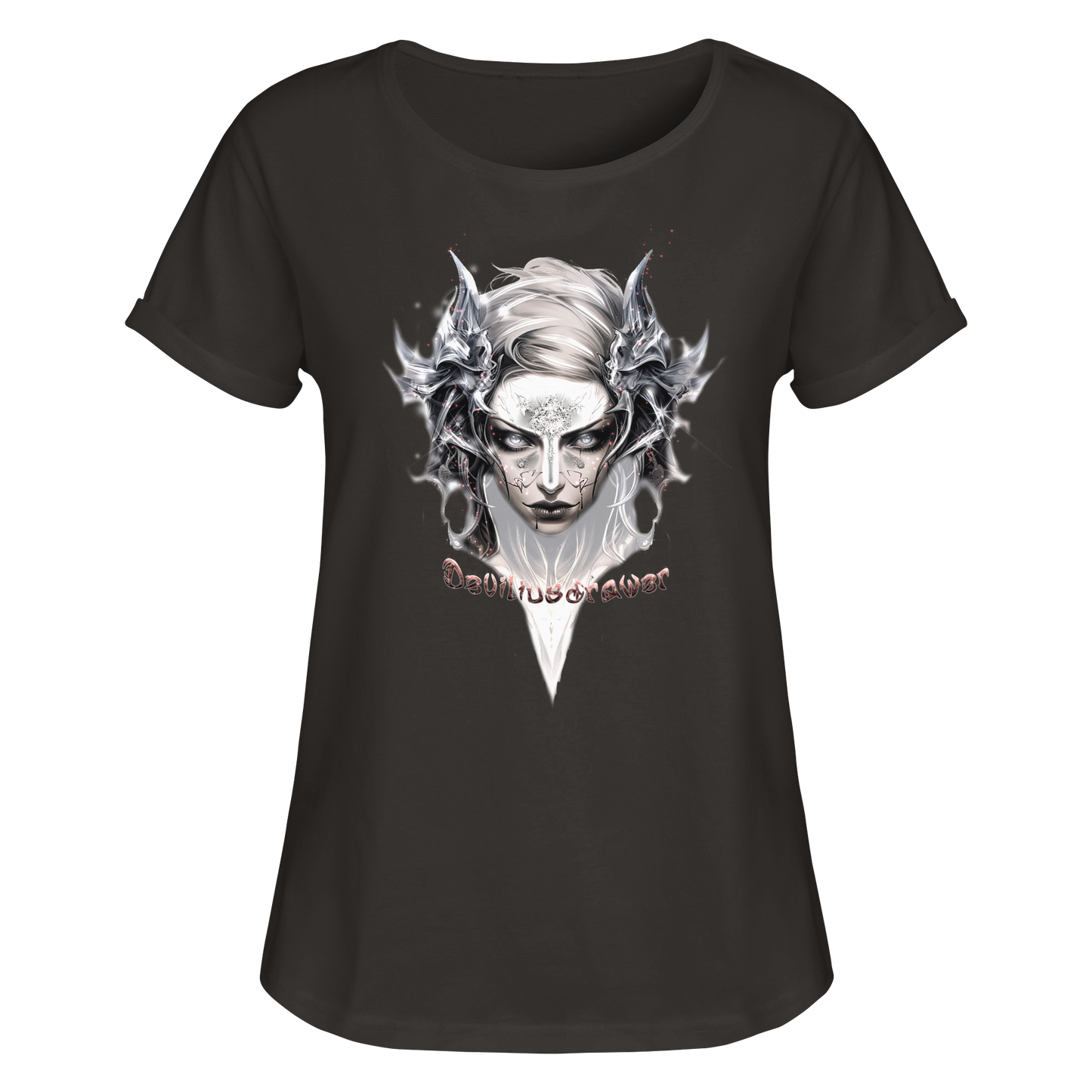 Deviliusdrawer Iron Elf - Womens Roll-Up T-Shirt
