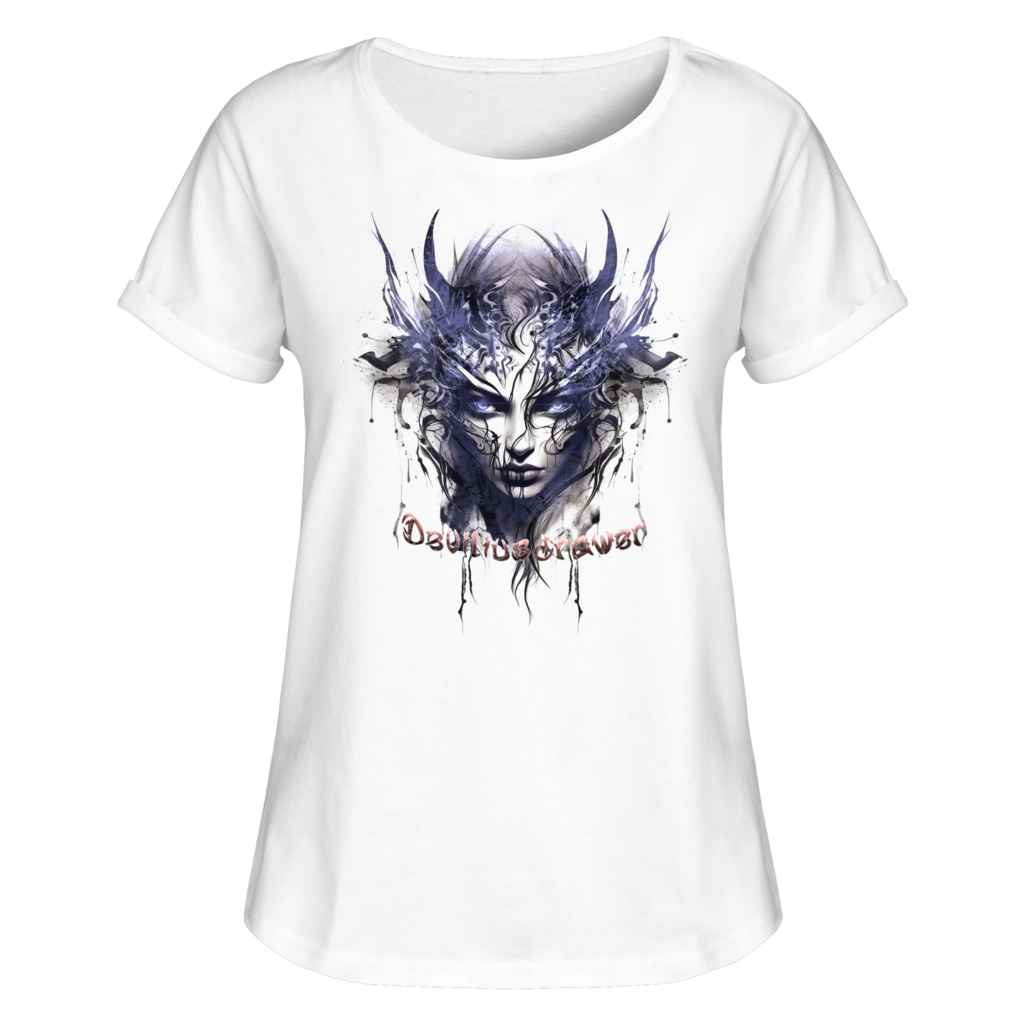 Deviliusdrawer Ice Elf - Womens Roll-Up T-Shirt