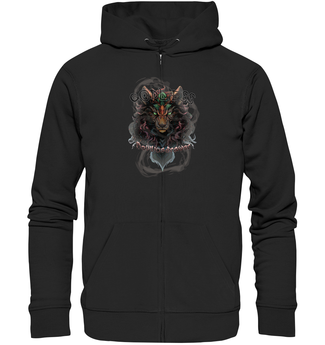 Deviliusdrawer Godless Wolf - Zipper