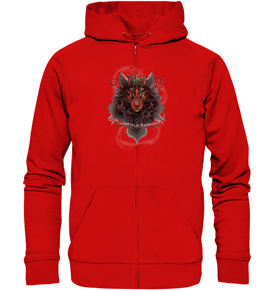 Deviliusdrawer Godless Wolf - Zipper