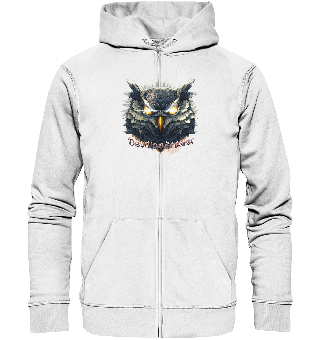 Deviliusdrawer Dark Fire Owl - Zipper