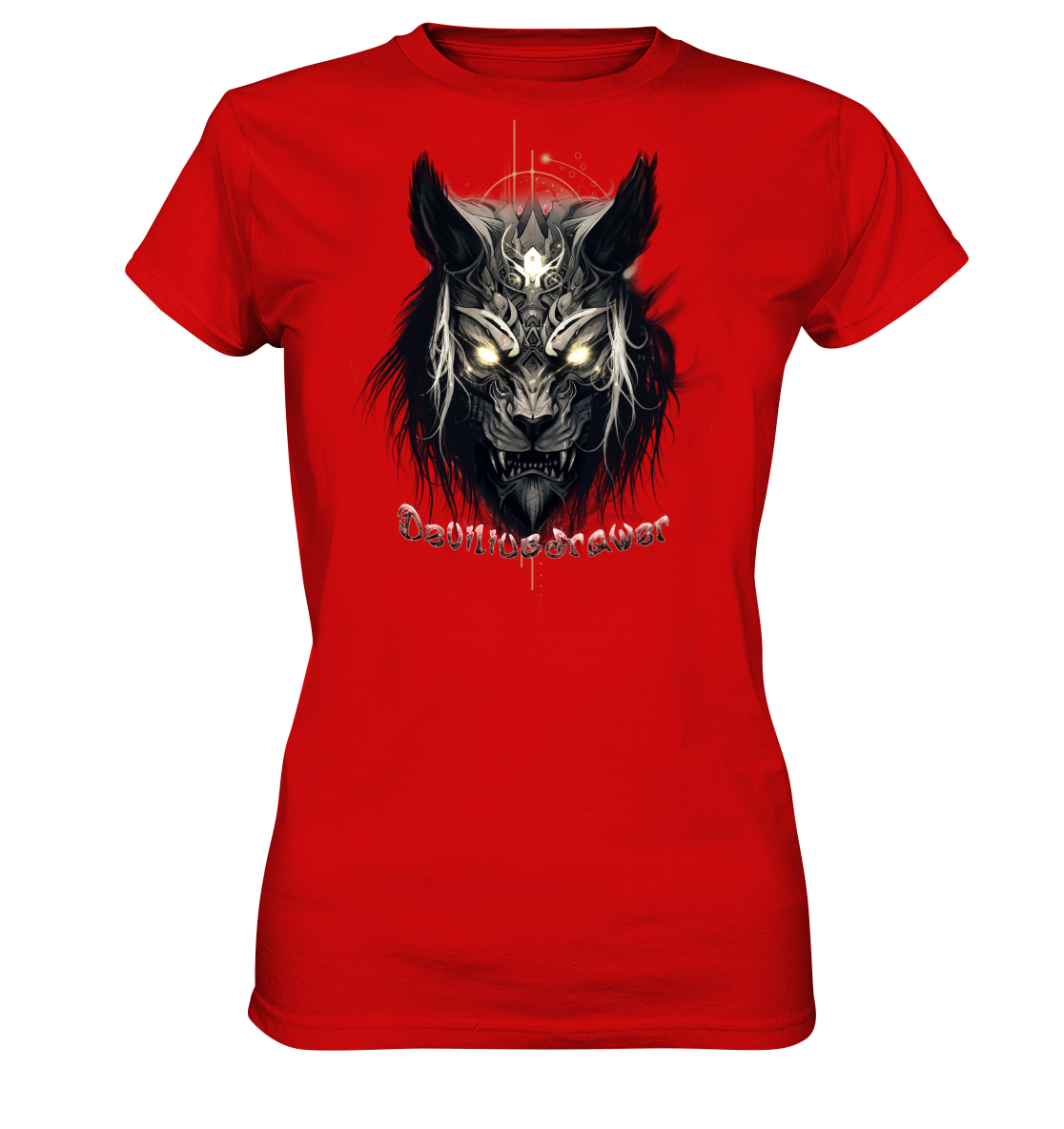 Deviliusdrawer Wolftiger - Ladies Premium Shirt