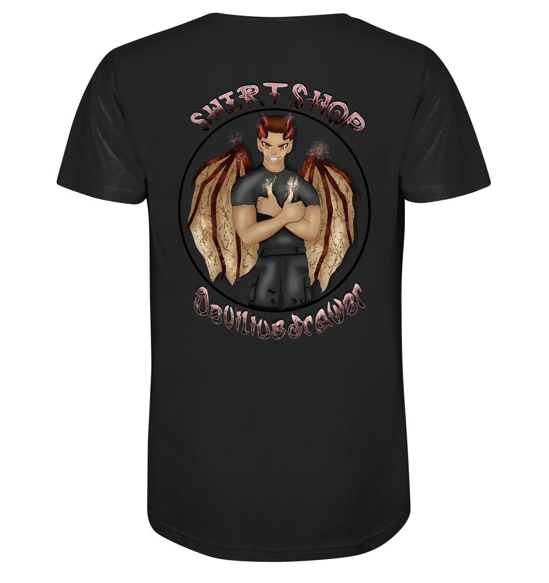 Deviliusdrawer Devilshop - V-Neck Shirt