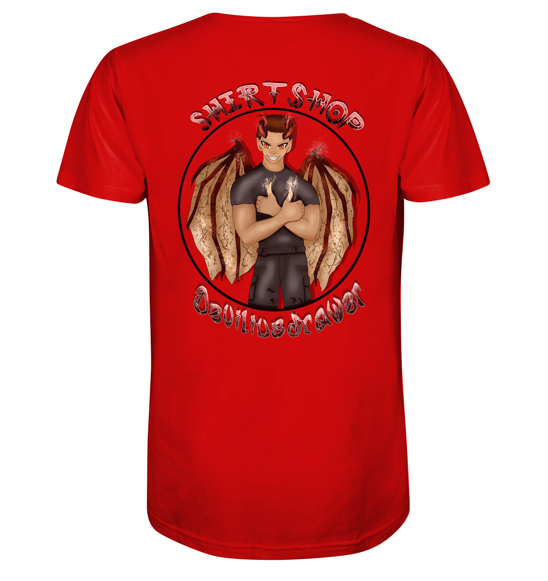 Deviliusdrawer Devilshop - V-Neck Shirt