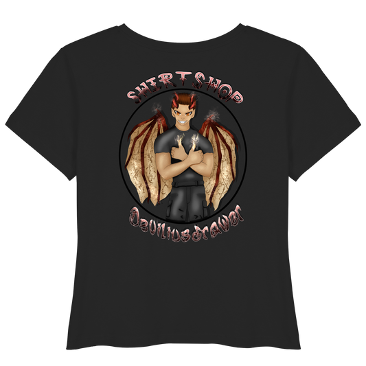 Deviliusdrawer Devilshop - Womens Organic Lightweight T-Shirt