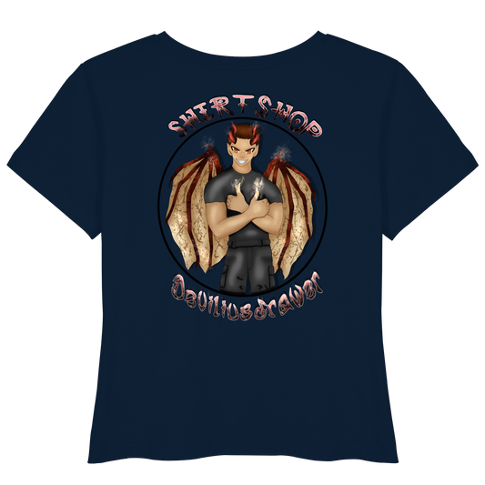 Deviliusdrawer Devilshop - Womens Organic Lightweight T-Shirt