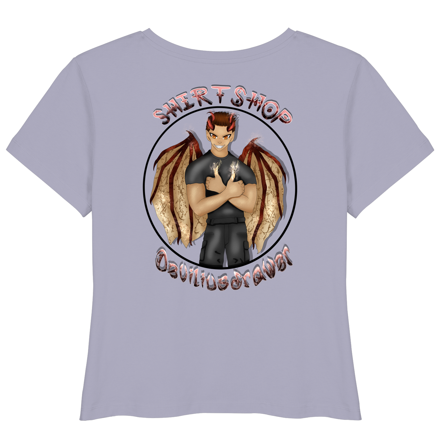 Deviliusdrawer Devilshop - Womens Organic Lightweight T-Shirt