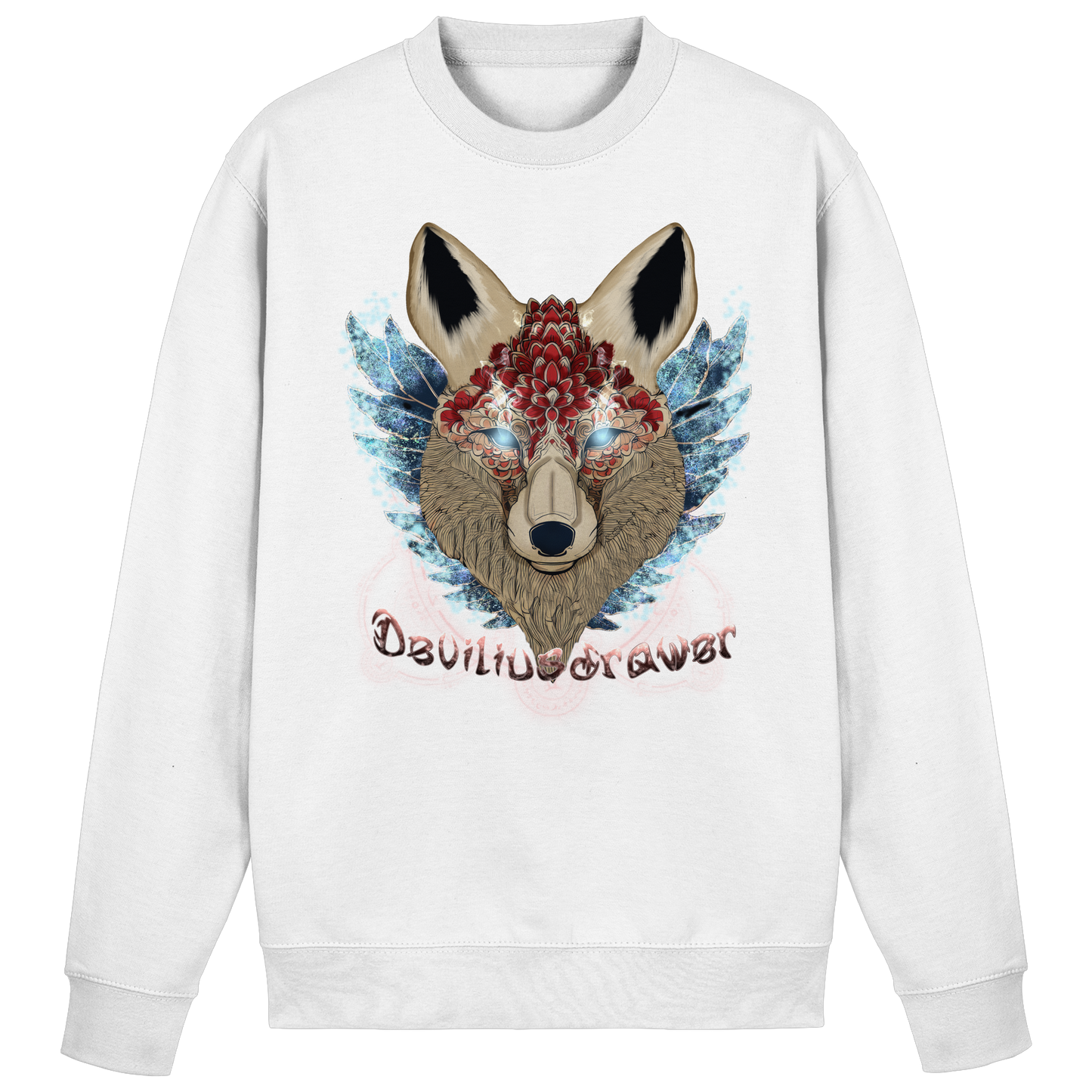 Deviliusdrawer Diamond Kitsune - Basic Sweatshirt