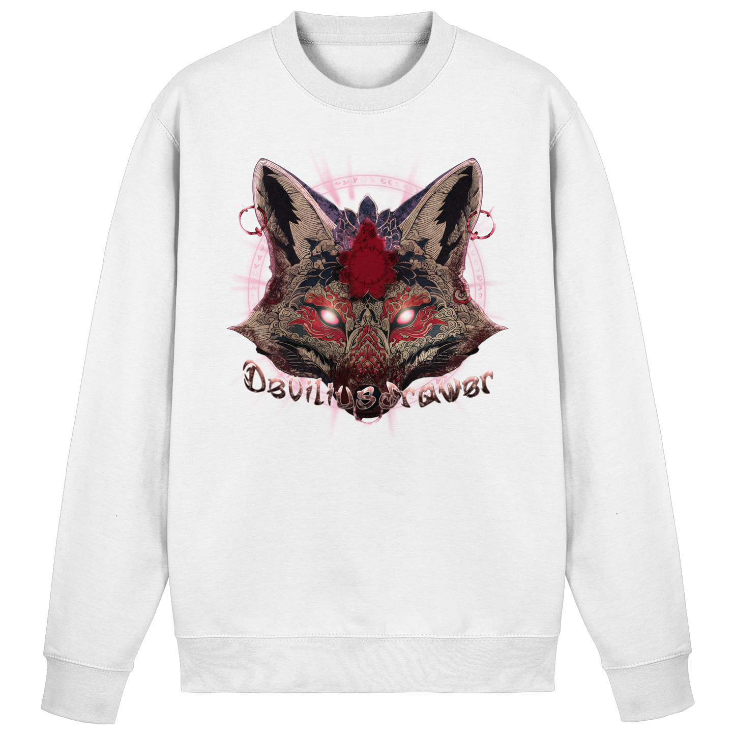 Deviliusdrawer Demon Kitsune - Basic Sweatshirt