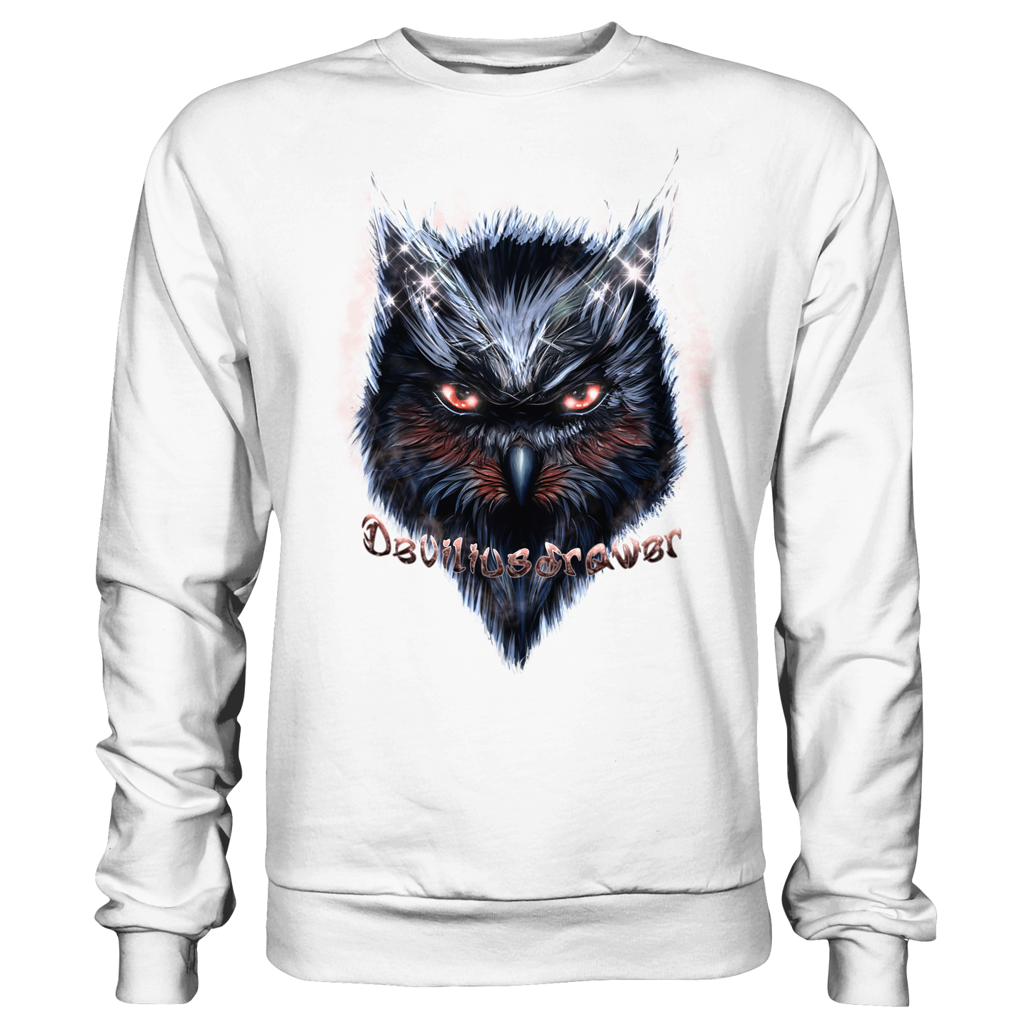 Deviliusdrawer Fire Owl - Basic Sweatshirt