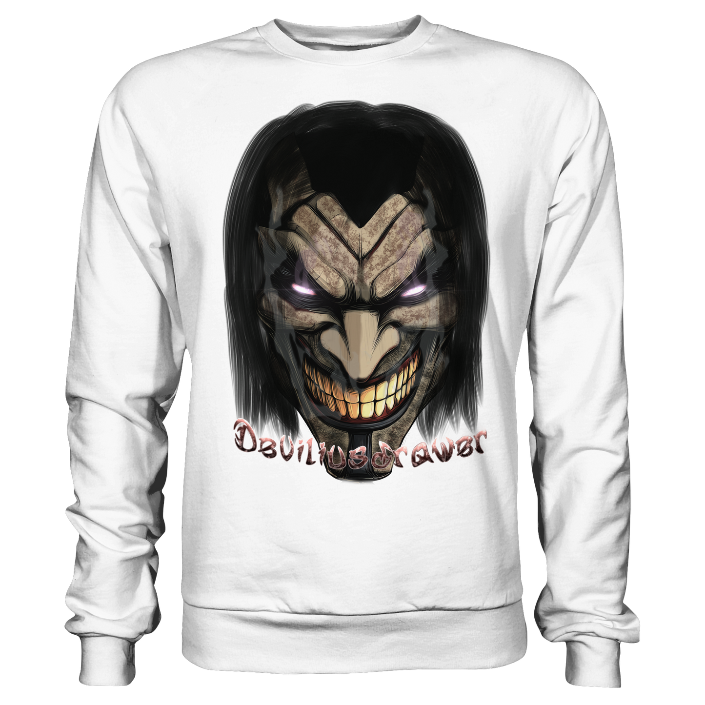 Deviliusdrawer Smiling Devil - Basic Sweatshirt