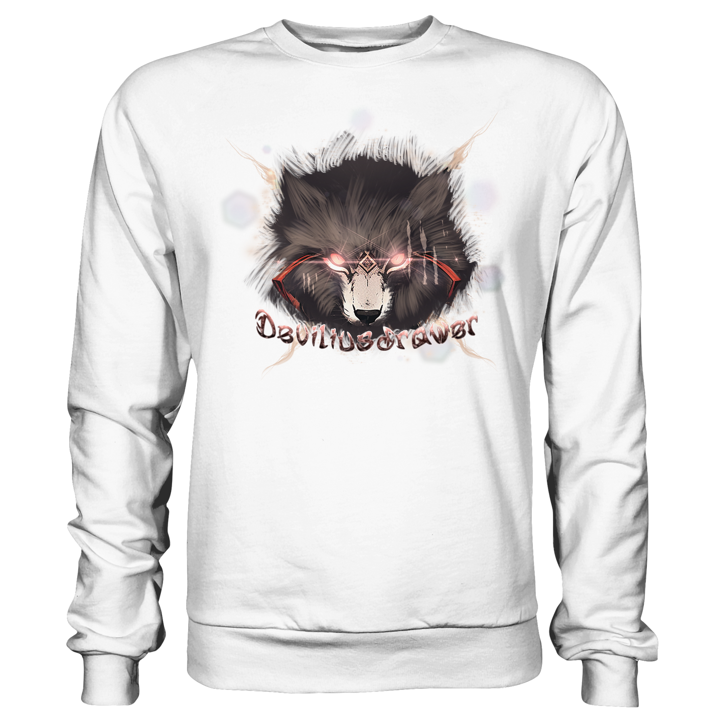 Deviliusdrawer Sparking Wolf - Basic Sweatshirt