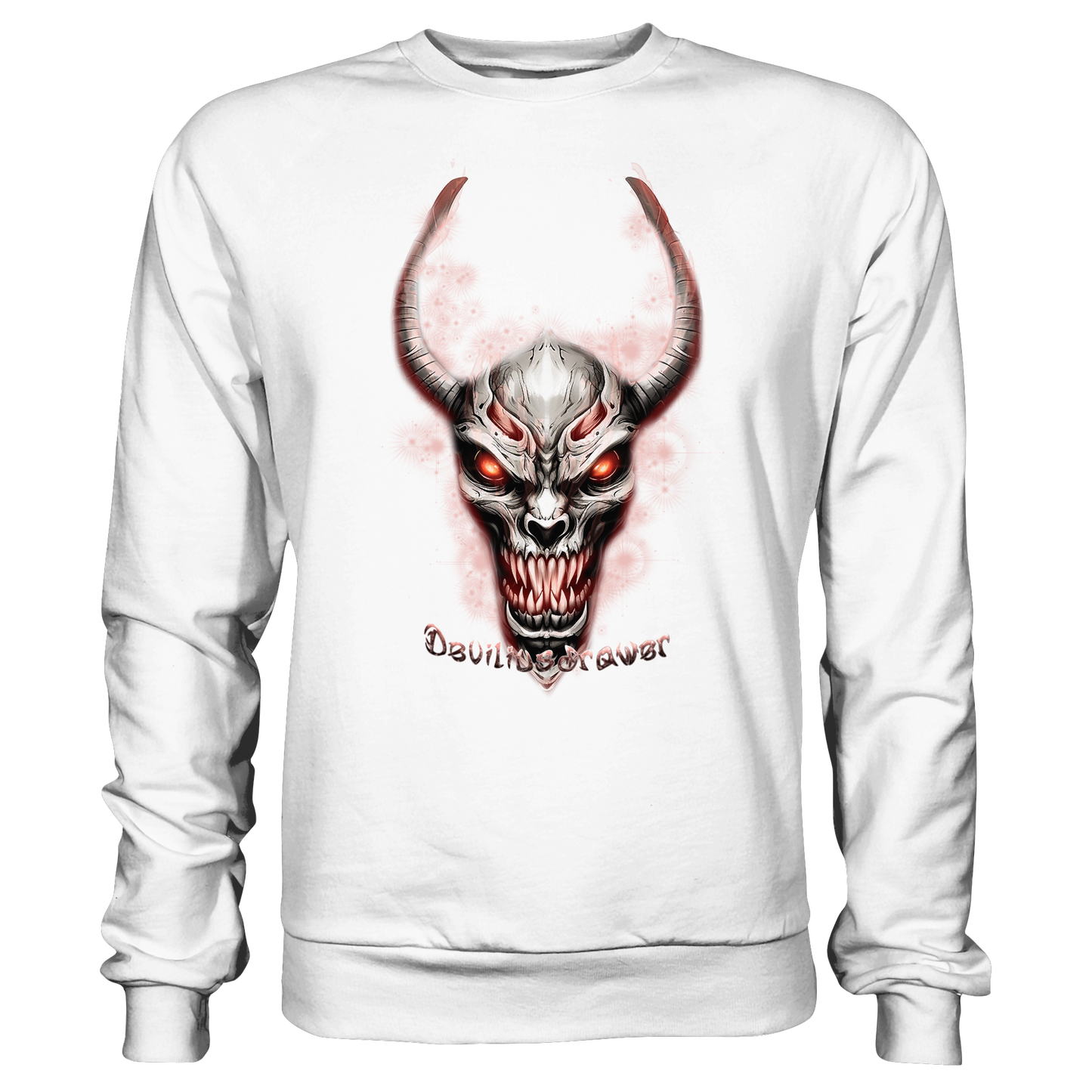 Deviliusdrawer Red Eyed Skeleton - Basic Sweatshirt