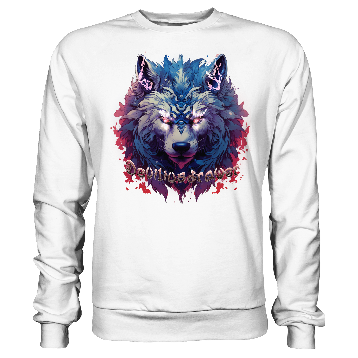 Deviliusdrawer Magic Wolf - Basic Sweatshirt