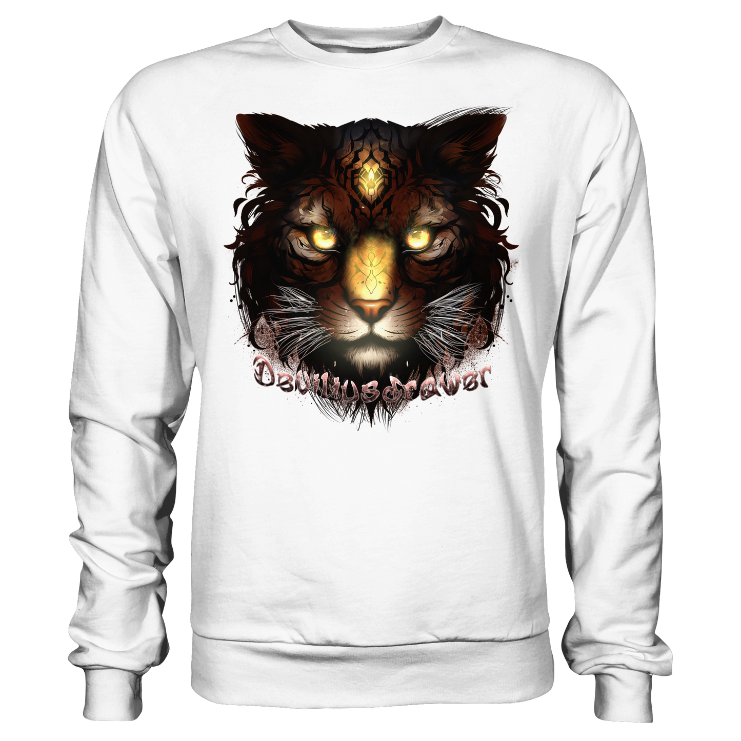 Deviliusdrawer Gold Tigercat - Basic Sweatshirt