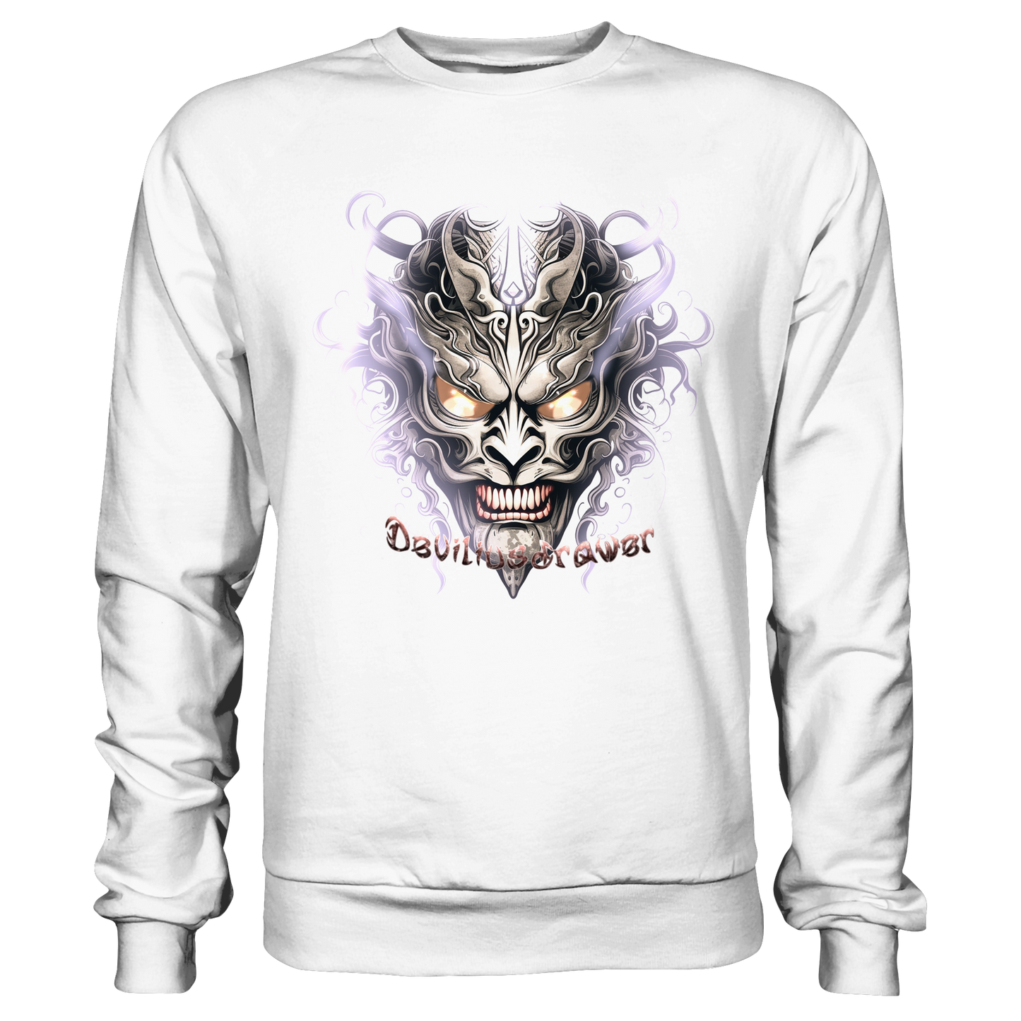 Deviliusdrawer Demon Mask Violet - Basic Sweatshirt