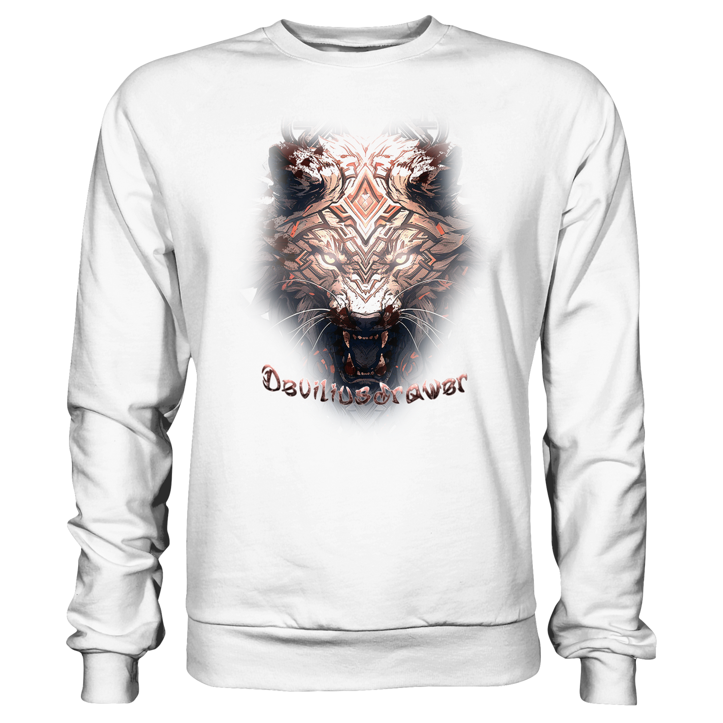 Deviliusdrawer Gold Metal Tiger - Basic Sweatshirt