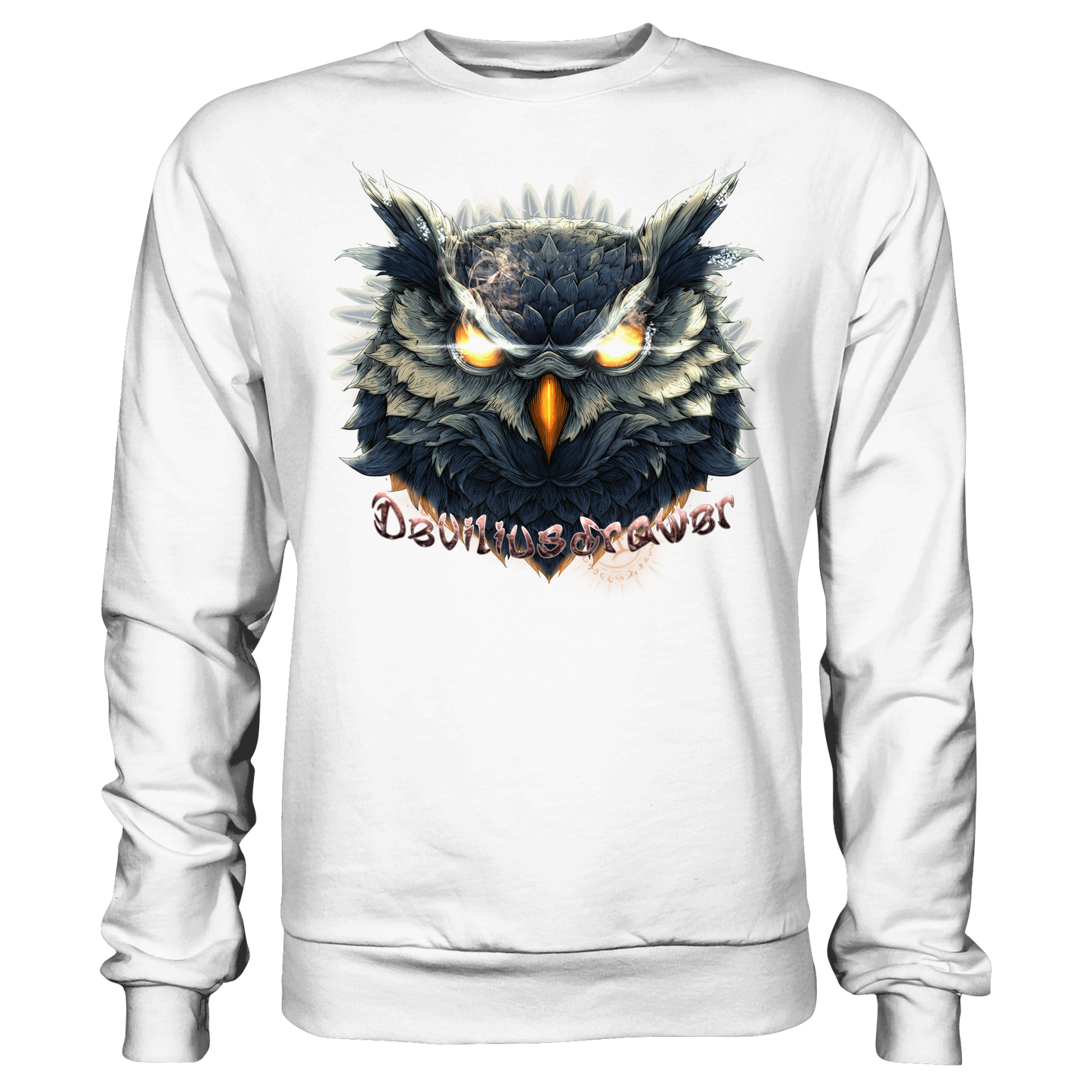 Deviliusdrawer Dark Fire Owl - Basic Sweatshirt