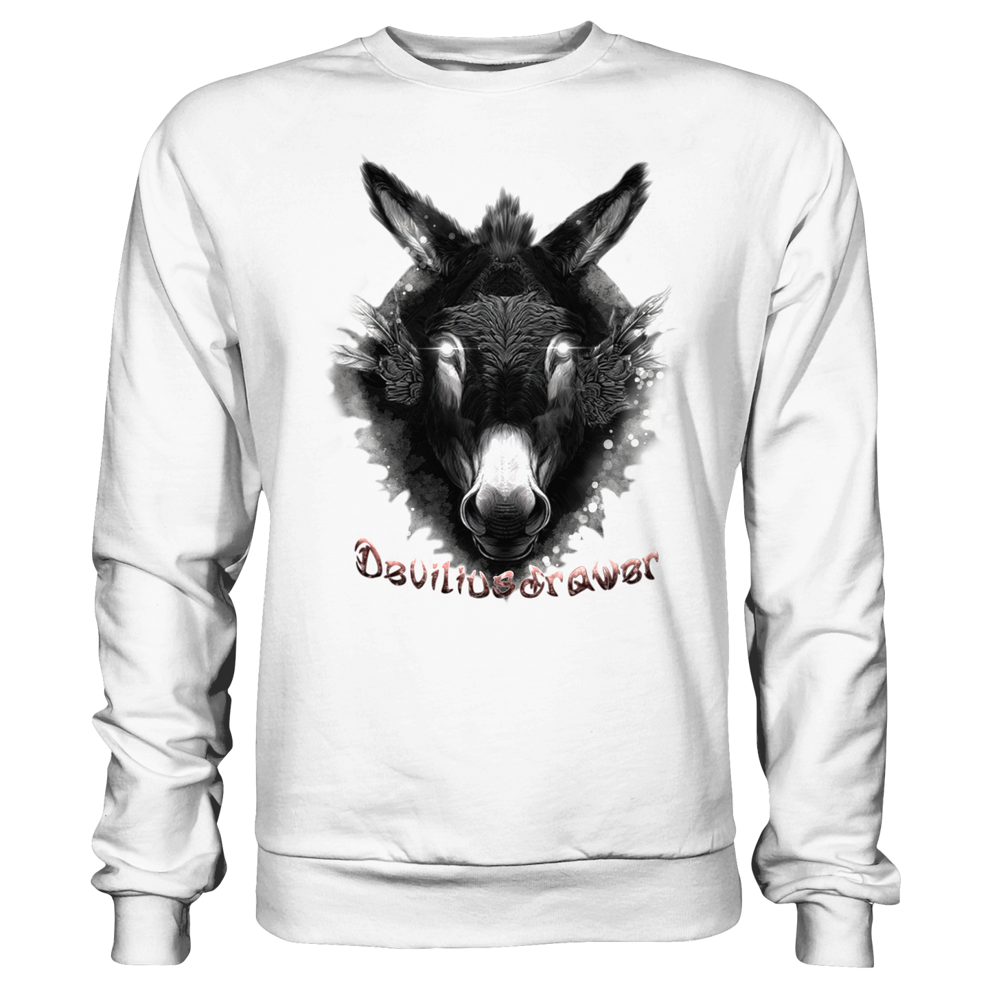 Deviliusdrawer Glowing Donkey - Basic Sweatshirt