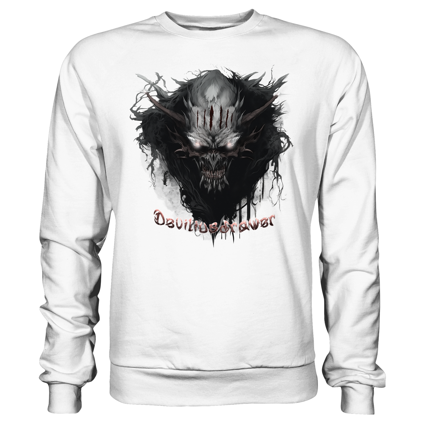 Deviliusdrawer Dark Smoke Demon - Basic Sweatshirt
