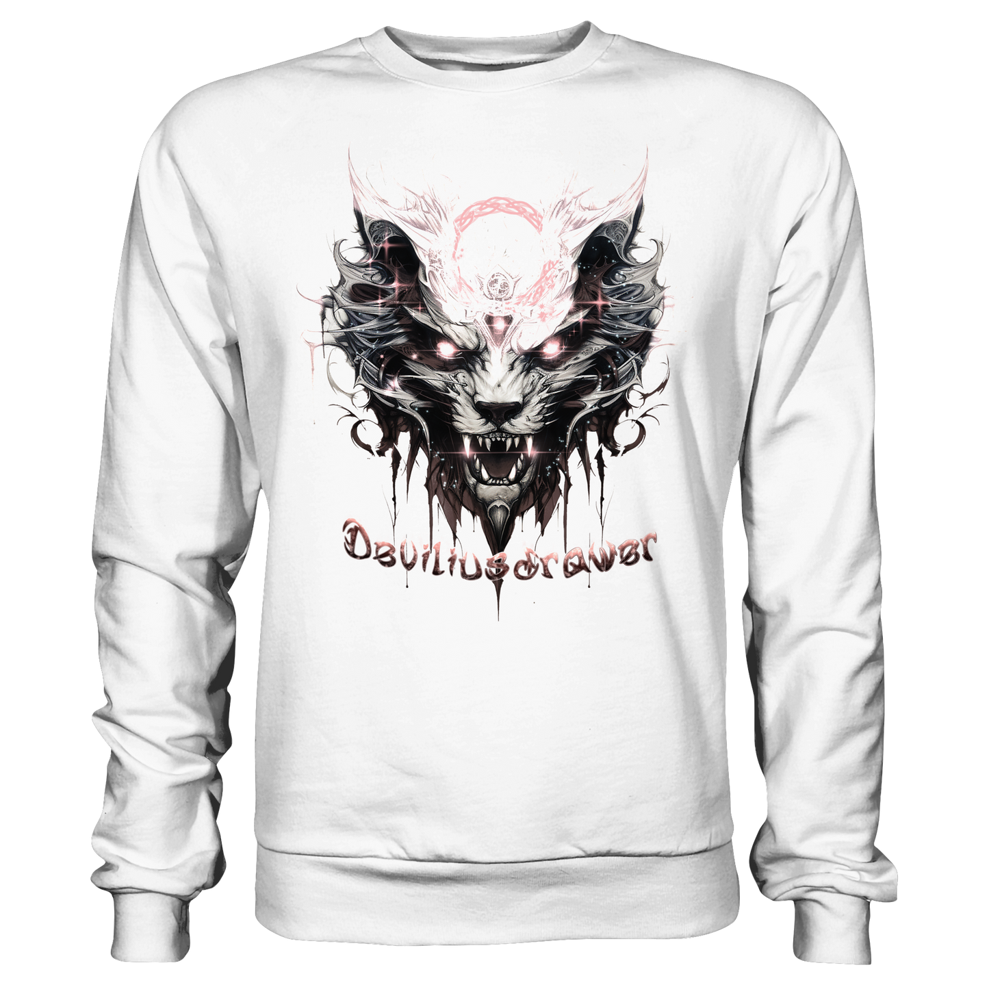 Deviliusdrawer Demonic Glow Cat - Basic Sweatshirt