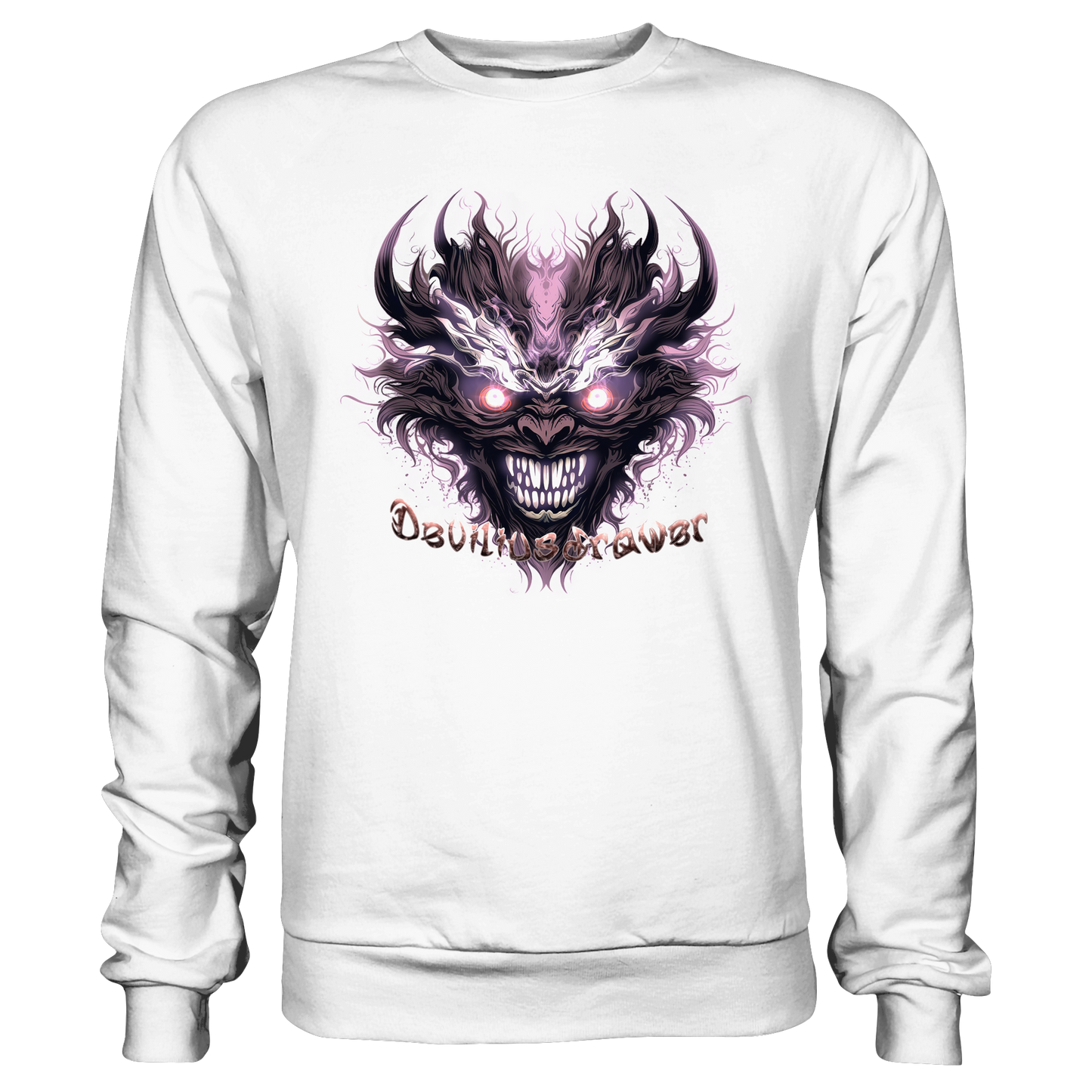 Deviliusdrawer Crazy Mask - Basic Sweatshirt
