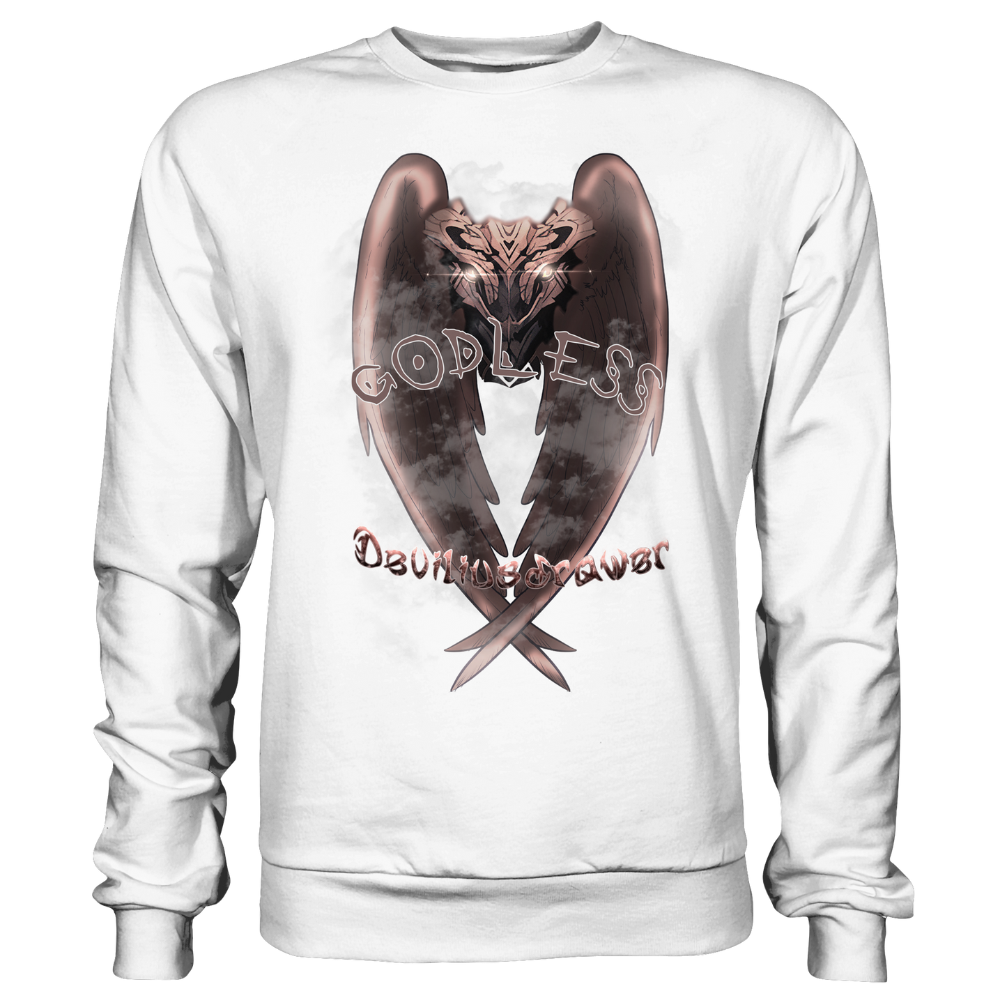 Deviliusdrawer Godless Owl - Basic Sweatshirt