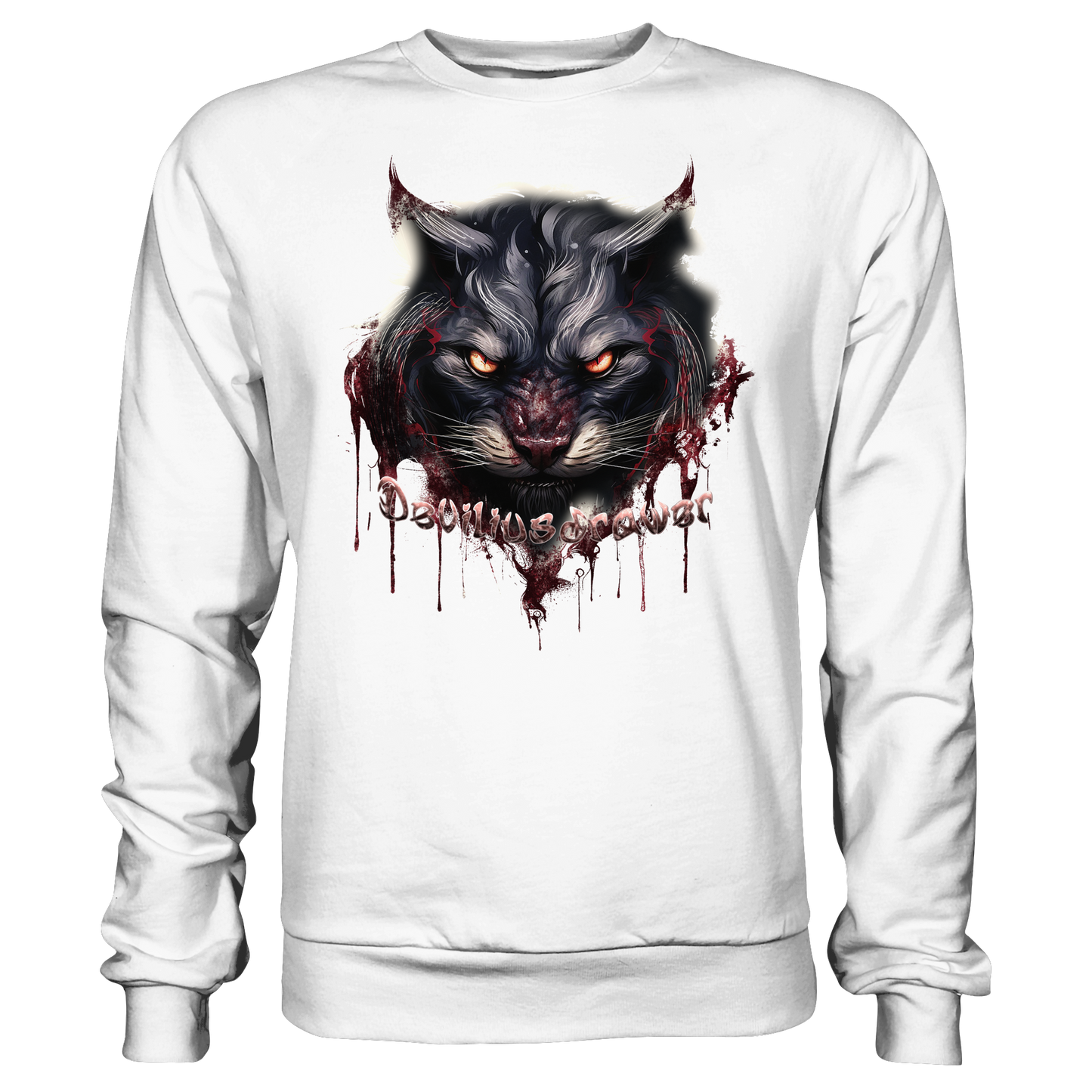 Deviliusdrawer Badass Cat - Basic Sweatshirt