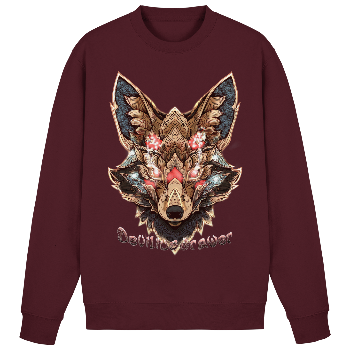 Deviliusdrawer Cristal Kitsune - Basic Sweatshirt