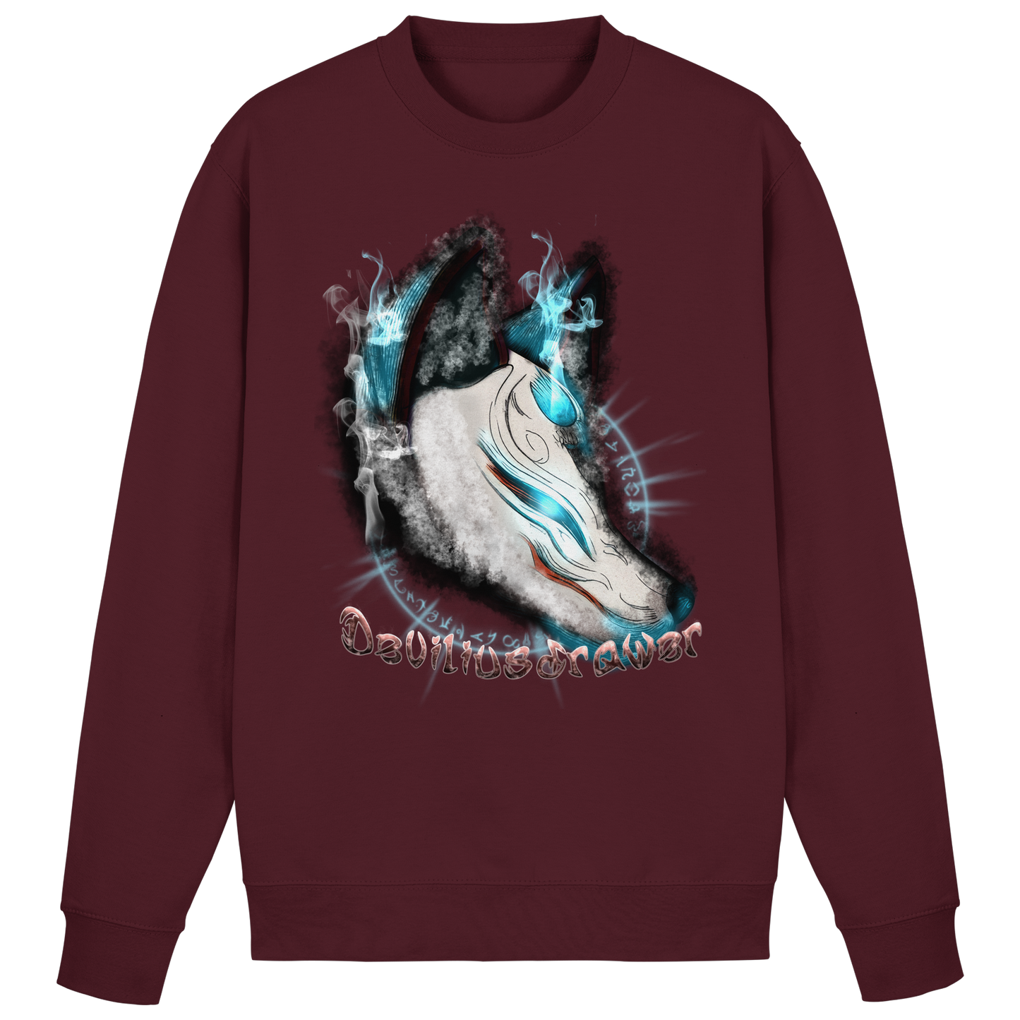 Deviliusdrawer Darkness Kitsune - Basic Sweatshirt