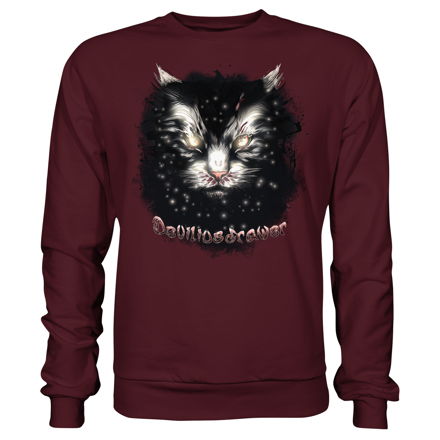 Deviliusdrawer Star Cat - Basic Sweatshirt