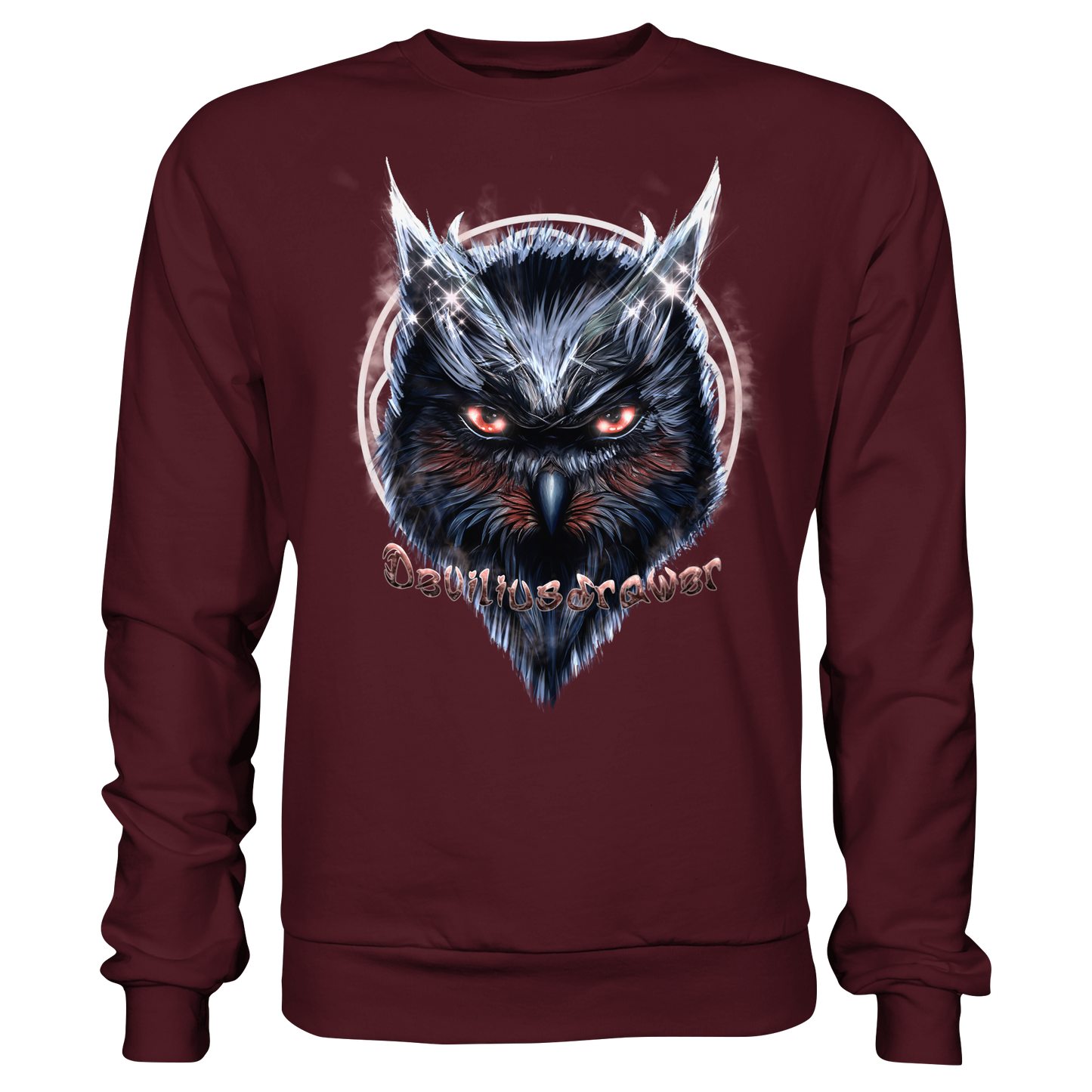 Deviliusdrawer Fire Owl - Basic Sweatshirt