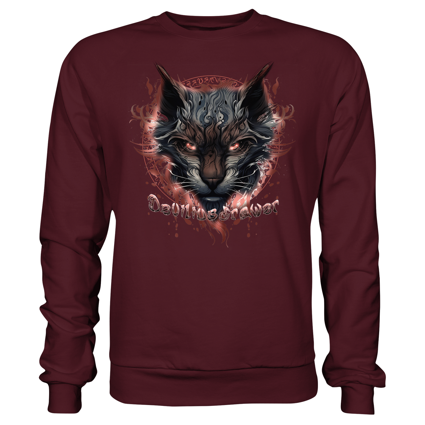 Deviliusdrawer Devil Cat - Basic Sweatshirt