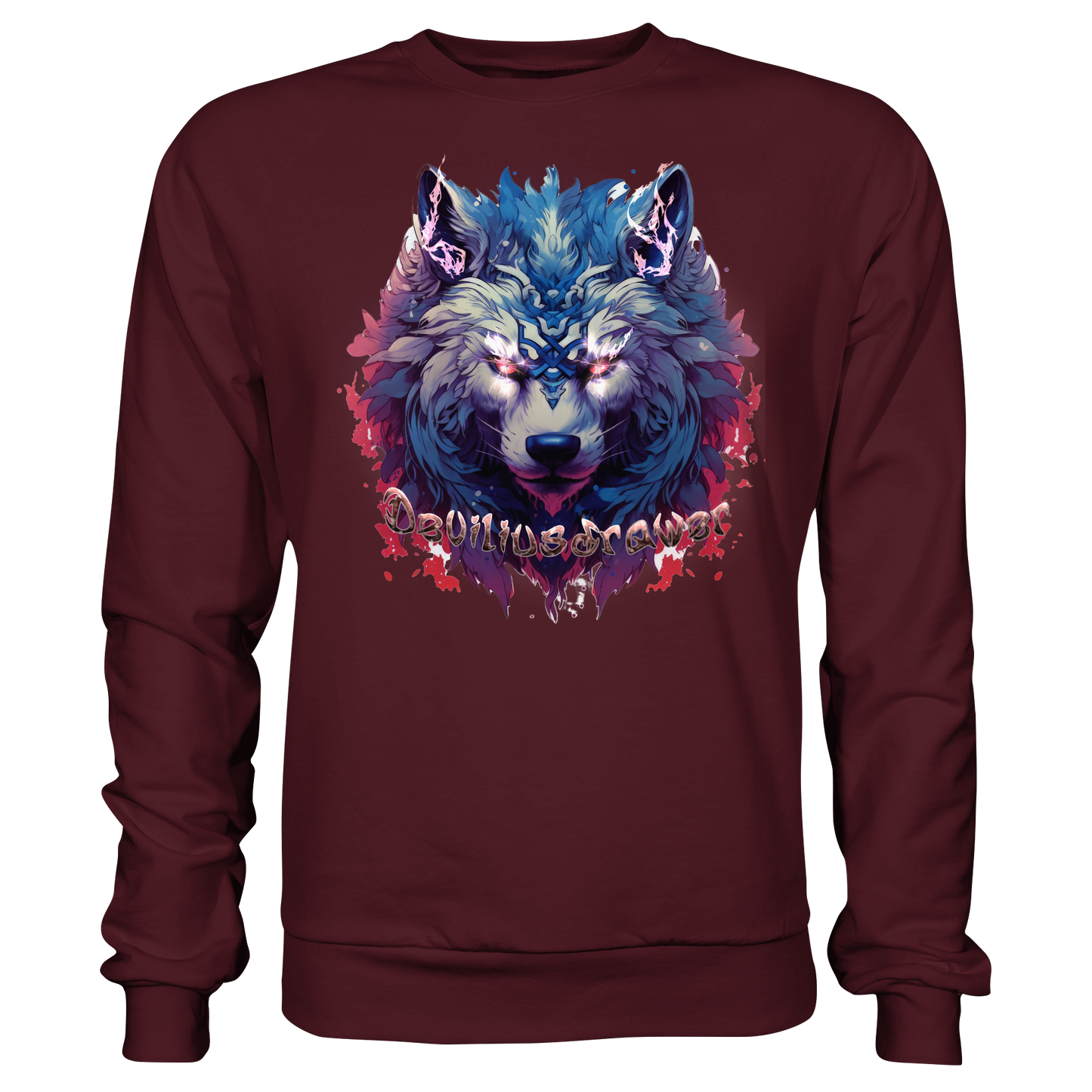 Deviliusdrawer Magic Wolf - Basic Sweatshirt