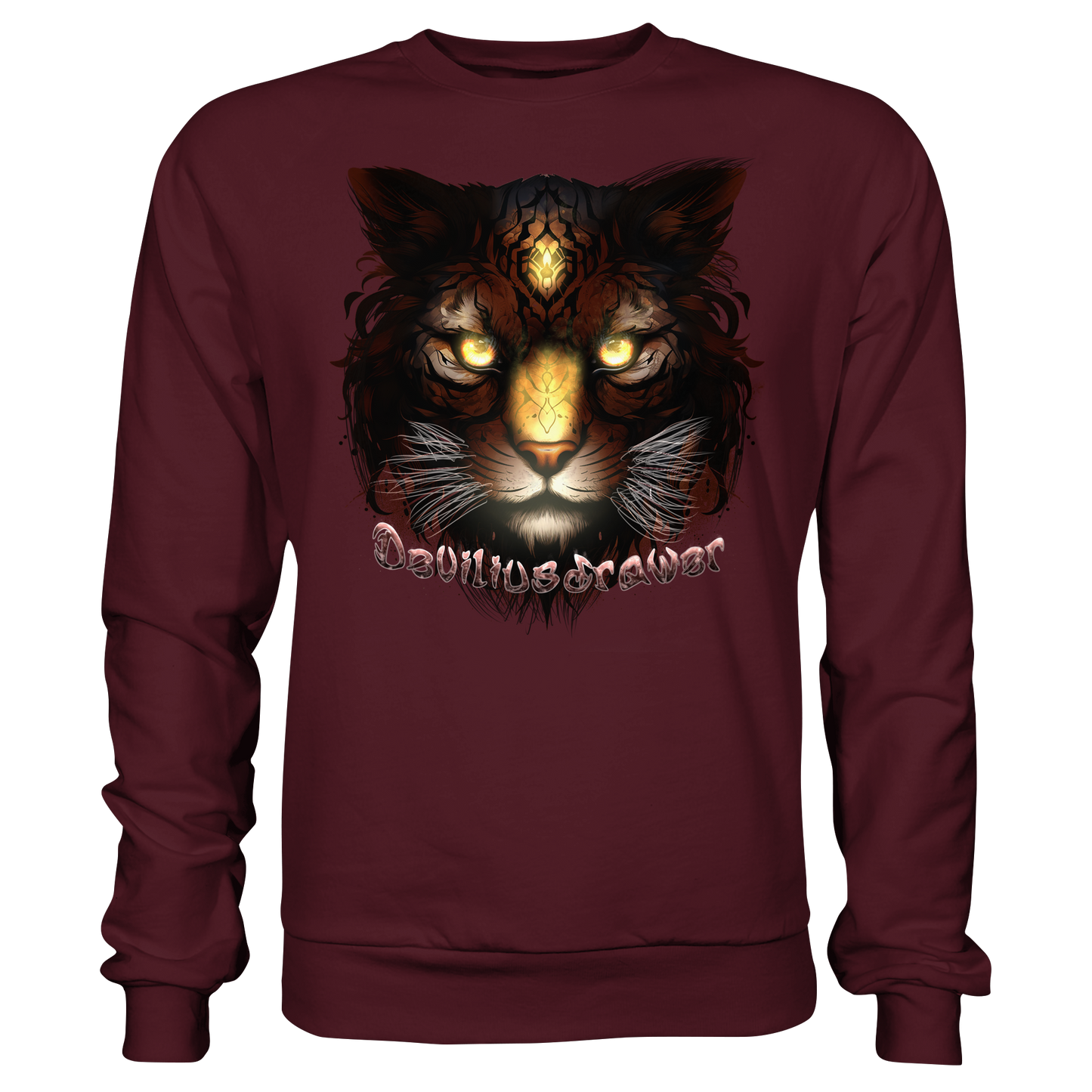 Deviliusdrawer Gold Tigercat - Basic Sweatshirt